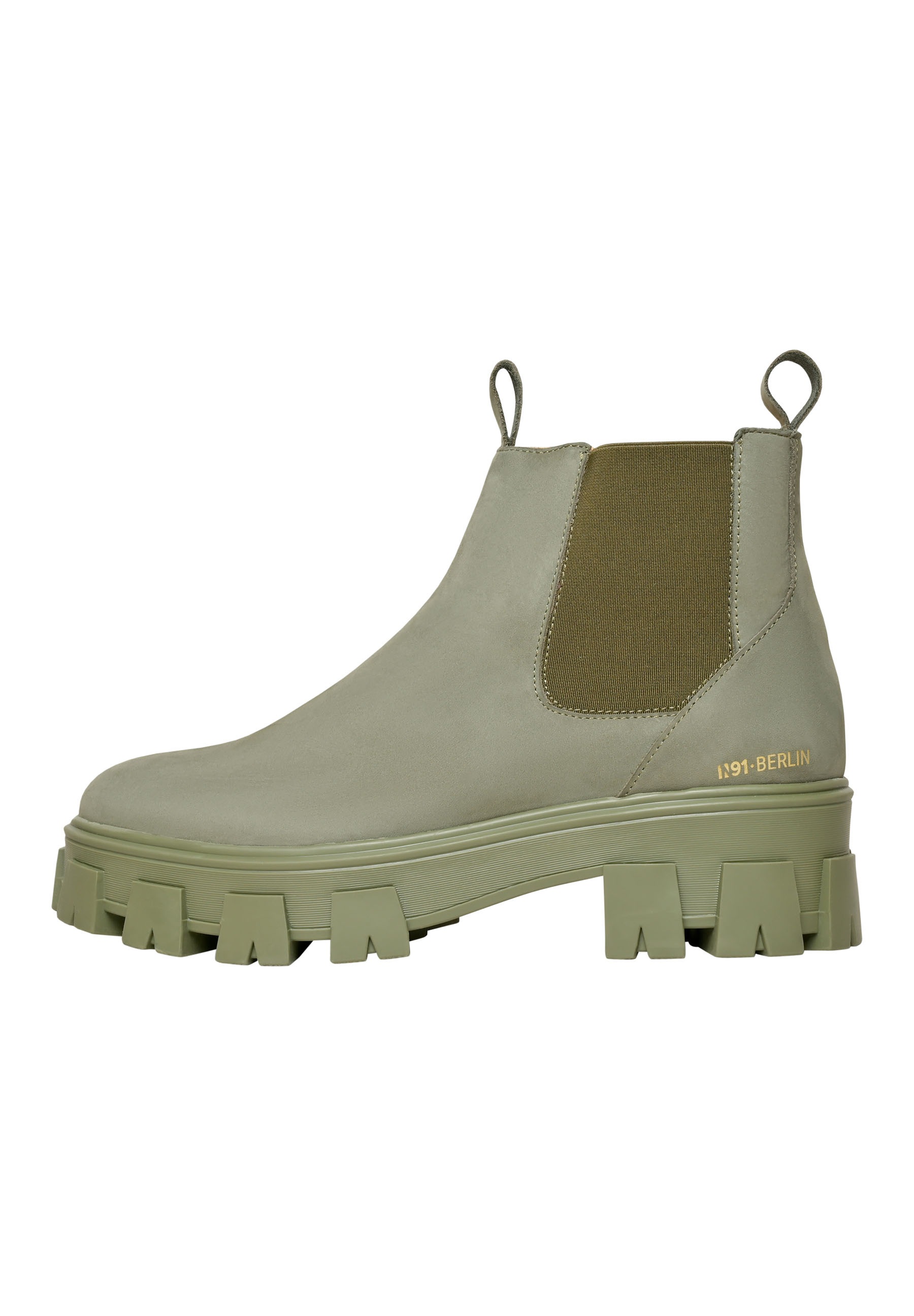 N91 Plateaustiefelette »Style Choice II Chelsea Boots«, Damen Stiefelette Leder handgefertigt, Lederboots