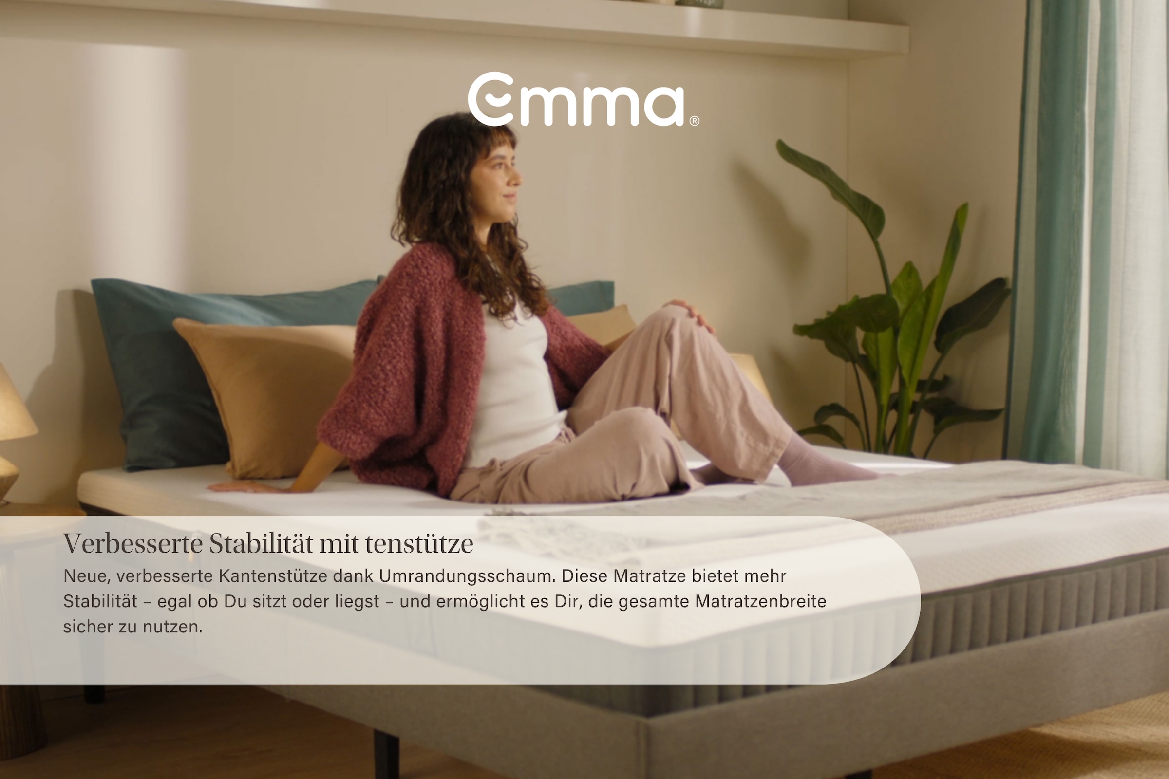 Emma Hybridmatratze »NEUHEIT: Emma Original Lite Matratze« 22 cm hoch 1 Stk. tlg. 3-Zonen-Federn, Airgocell®-Schaum, atmungsaktiv, waschbar, 22 cm.