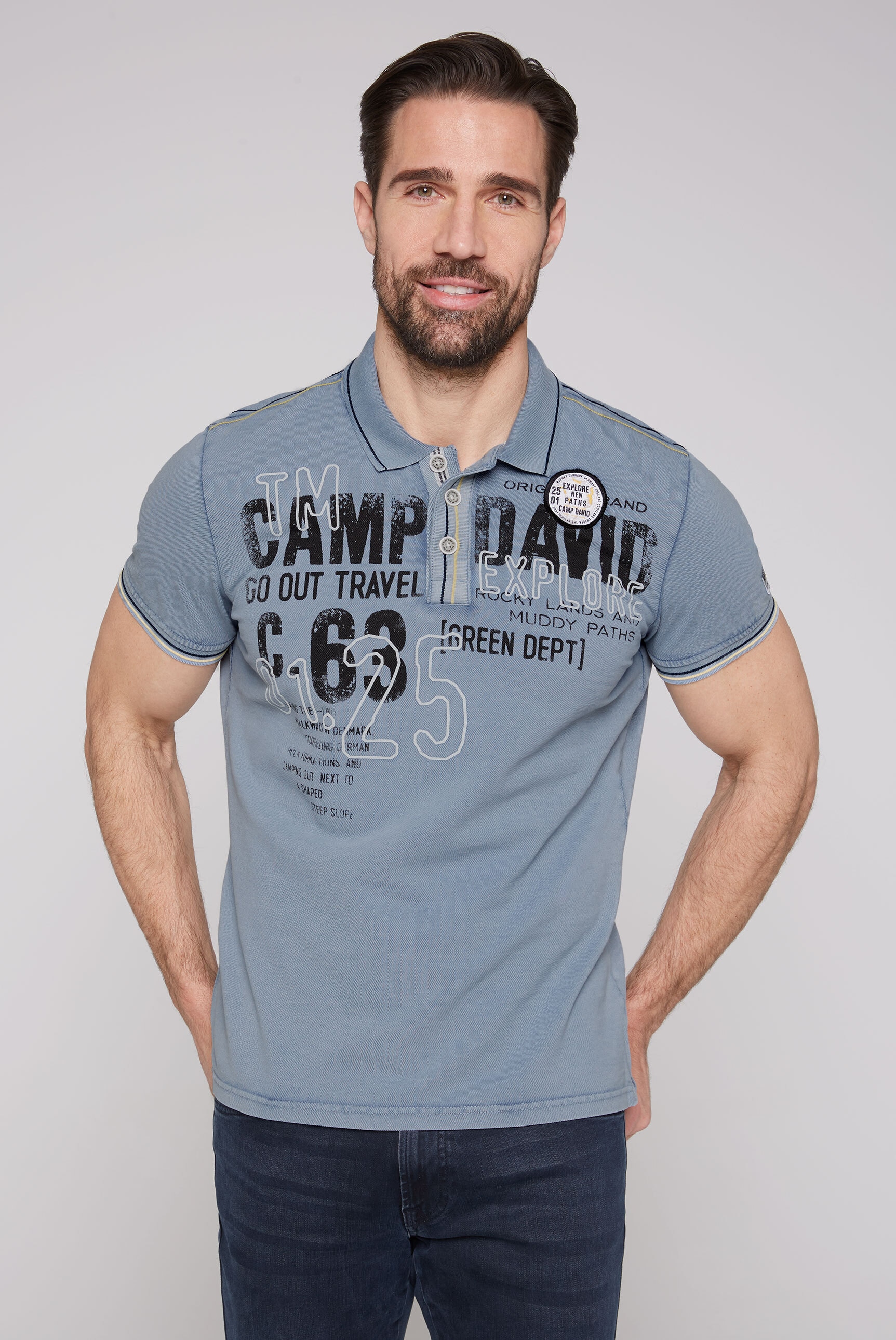 CAMP DAVID Polo marškinėliai