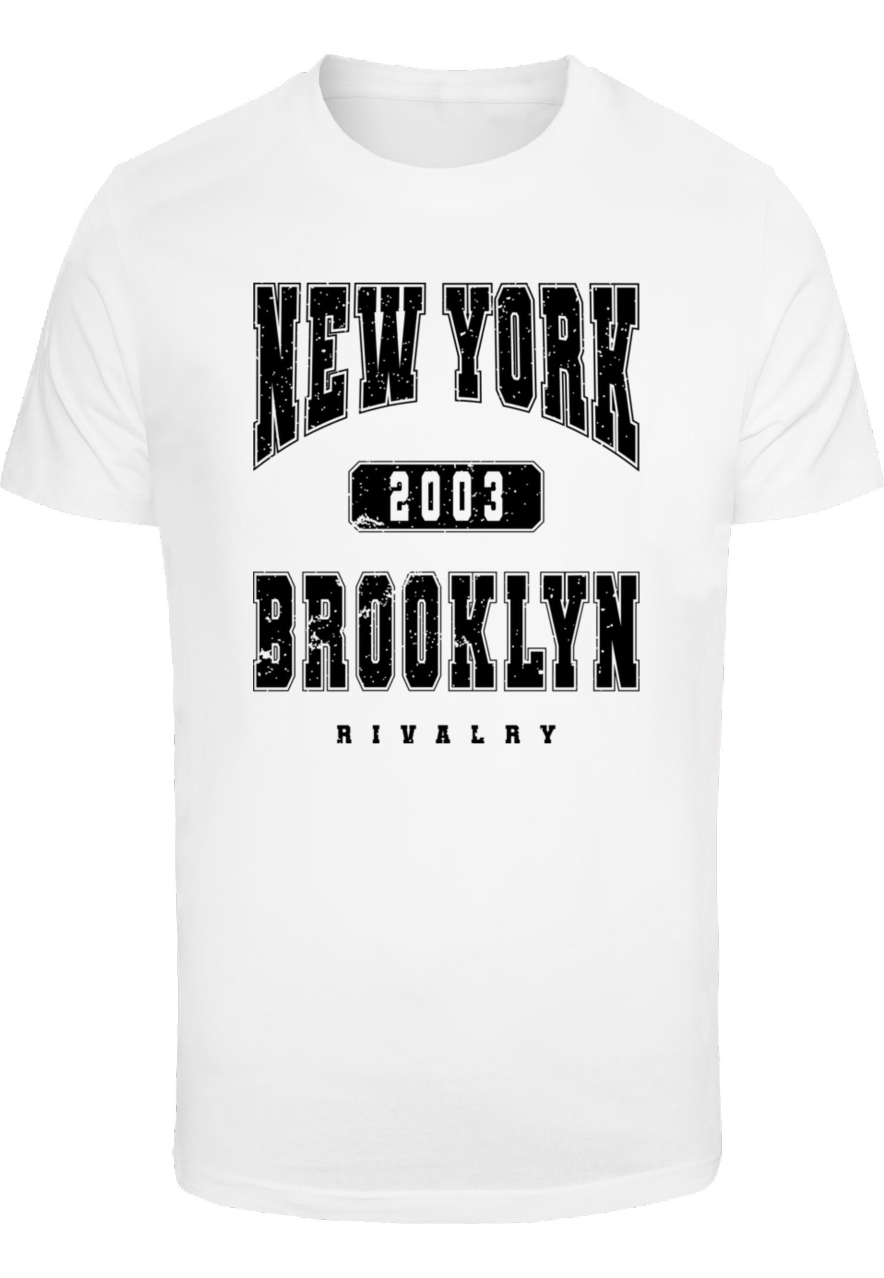 MisterTee T-Shirt "MisterTee Herren Brooklyn College Style Tee" 1 Stk.