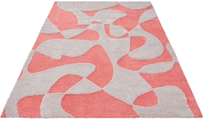 Teppich »Liven, Hoch-Tief-Struktur Teppiche, modernes Muster, moderne Farben«, rechteckig