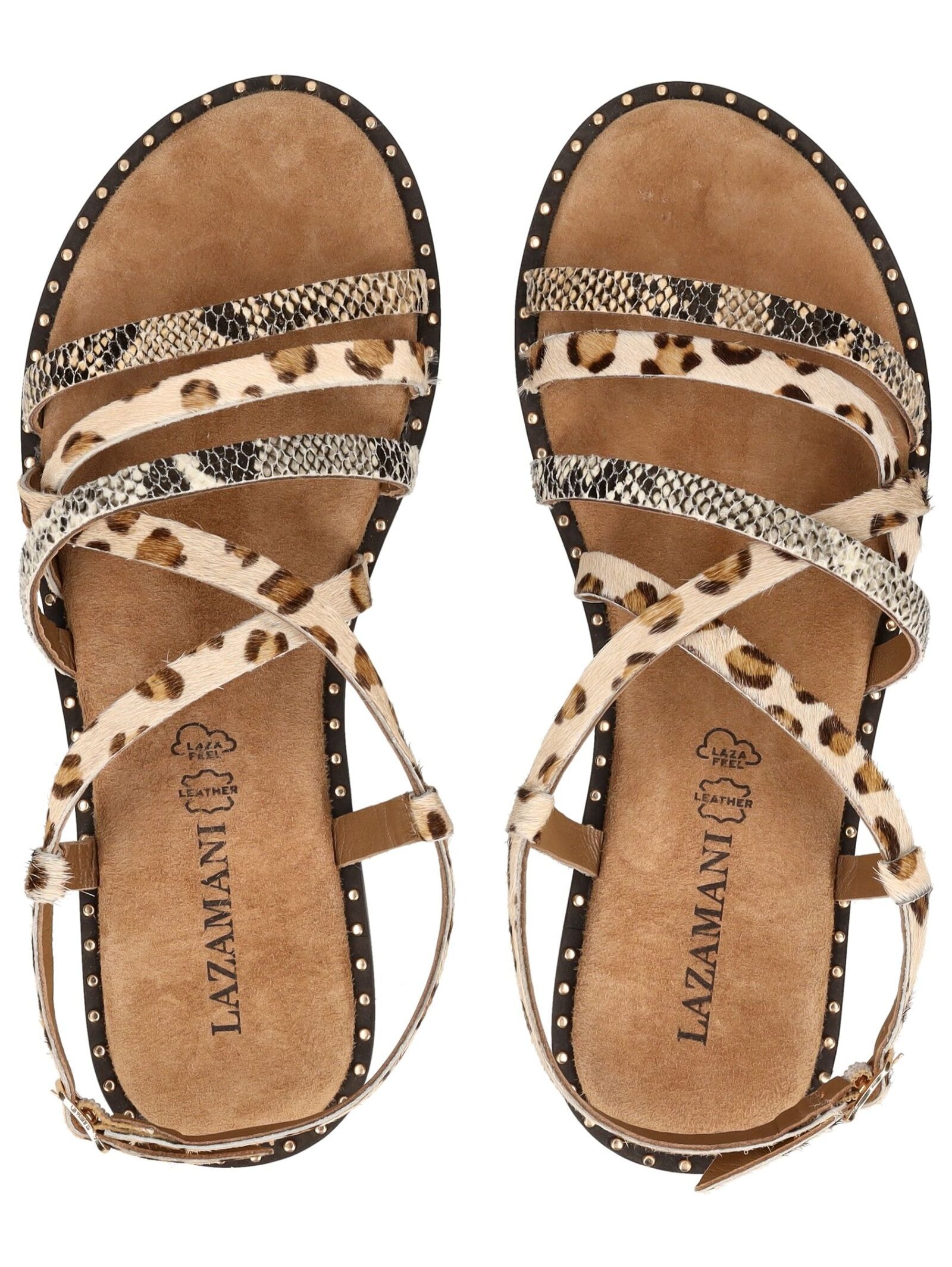 Lazamani Riemchensandale »Lazamani Sandalen Leder/Textil«