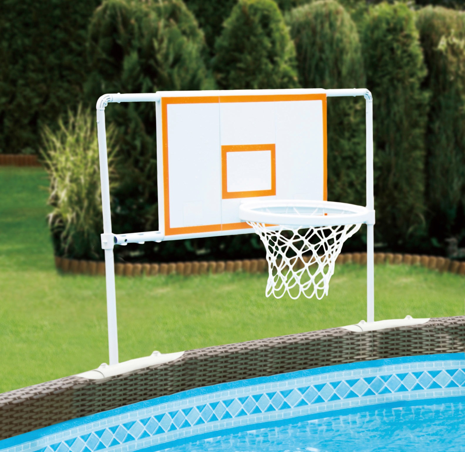 Basketballkorb, inkl. für SummerWaves BAUR Pools 500-610 Ball, | cm (Set),