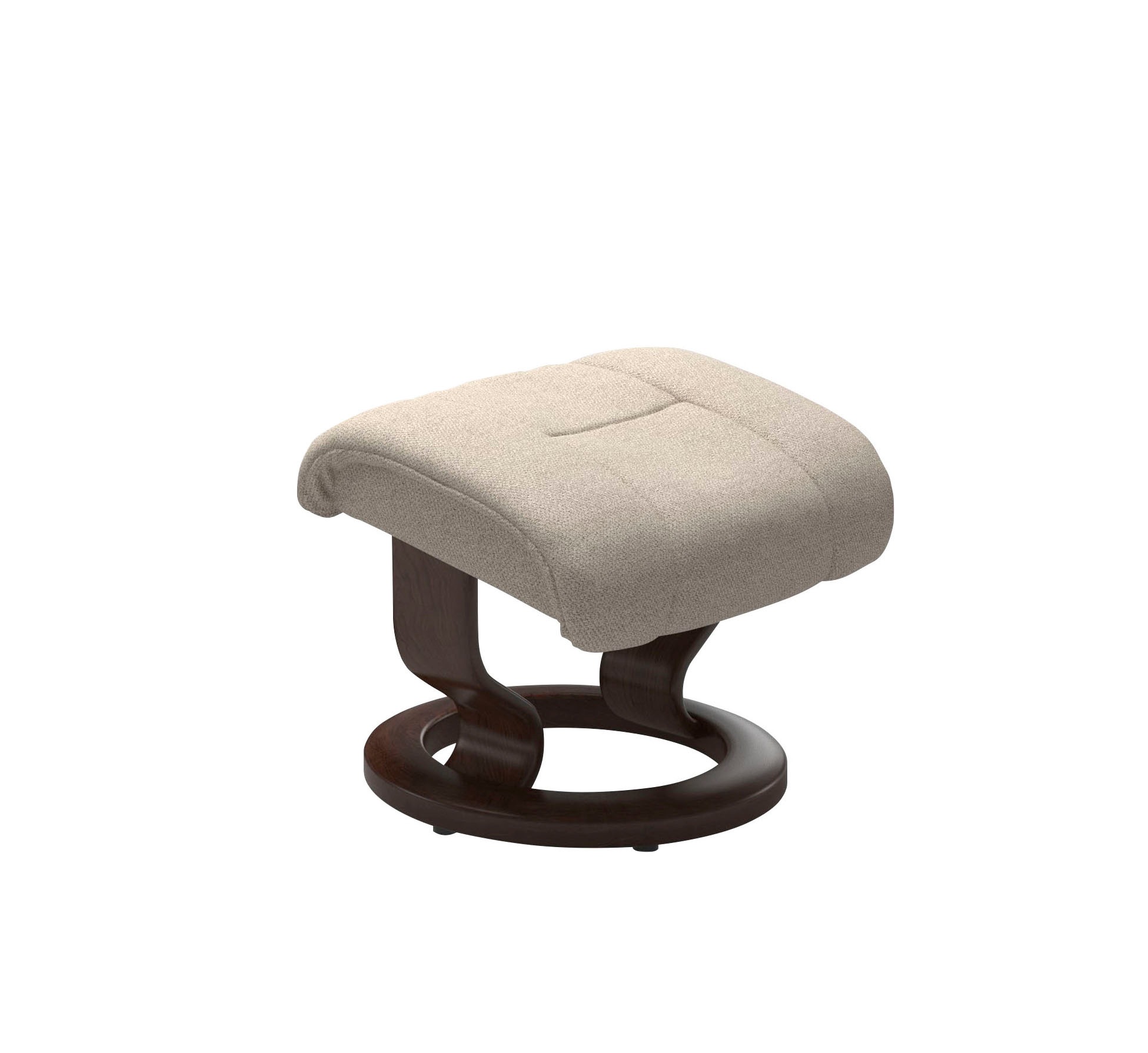 Stressless® Relaxsessel »Reno«, (Set, Relaxsessel mit Hocker), mit Hocker, mit Classic Base, Größe S, M & L, Gestell Braun