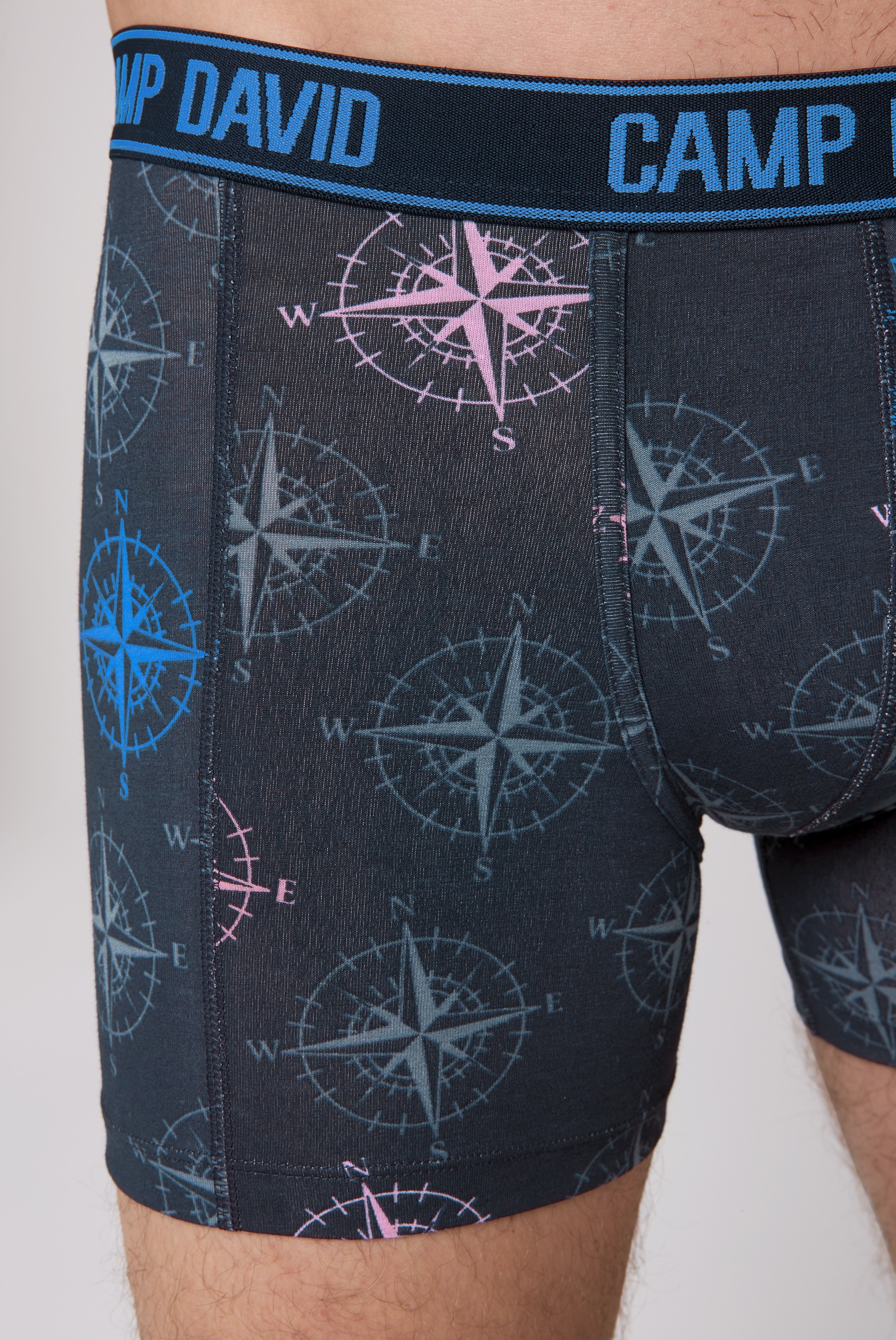 CAMP DAVID Boxershorts »Set:«, (2 St.), mit All Over Print