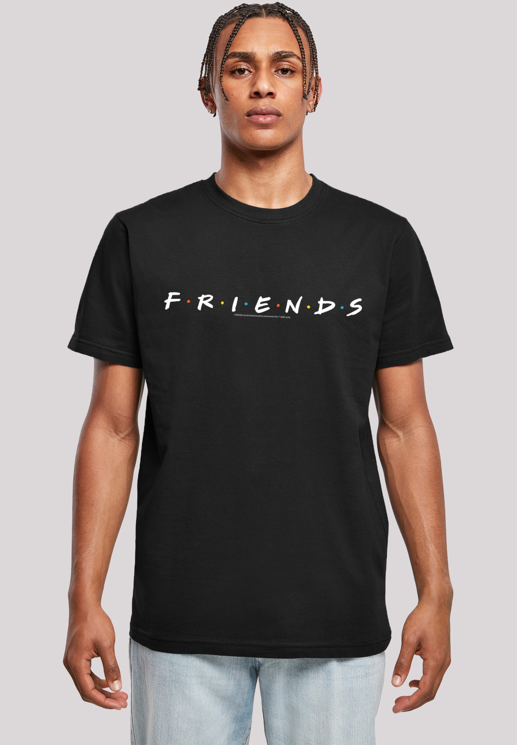 F4NT4STIC T-Shirt »FRIENDS TV Serie Text Logo«, Herren,Premium Merch,Regular-Fit,Basic,Bedruckt