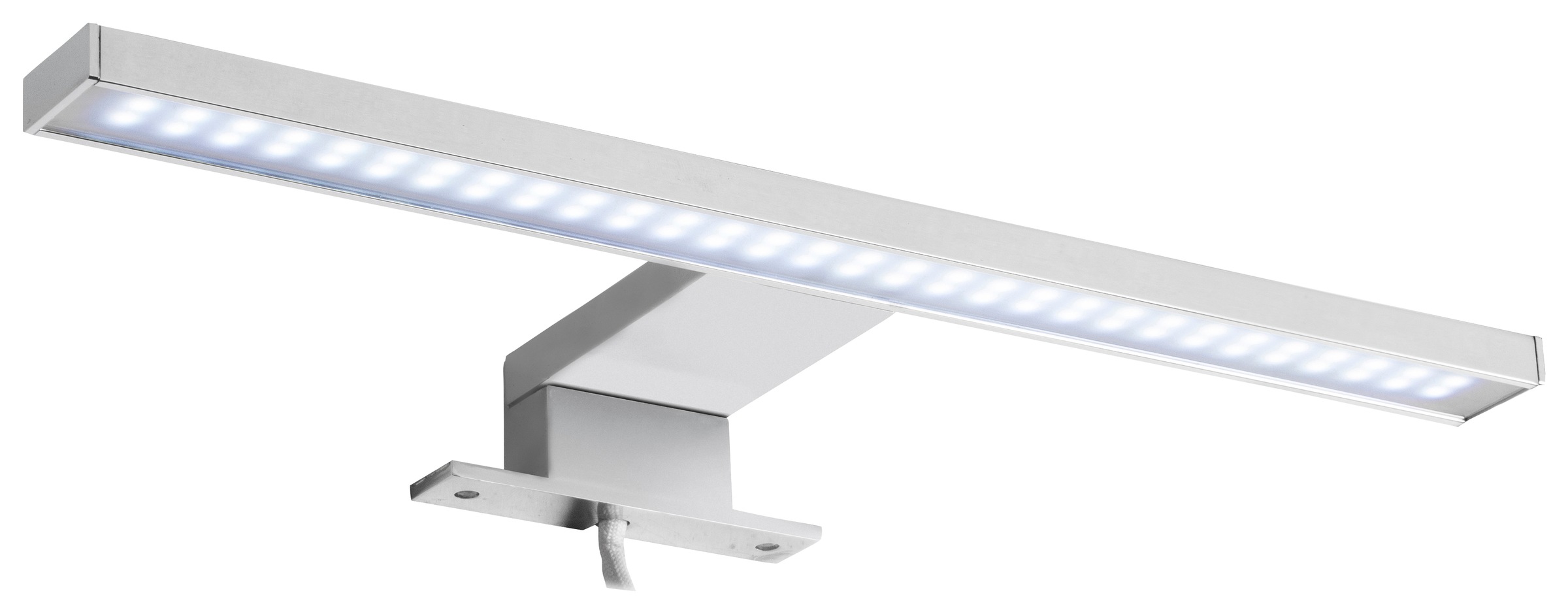LED Spiegelleuchte TRENDTEAM, weiß (kaltweiß), B:11cm H:5cm L:30cm, Leuchten, Länge 30 cm - LED Badaufbauleuchte mit kaltem Licht - Mit Multibox 3