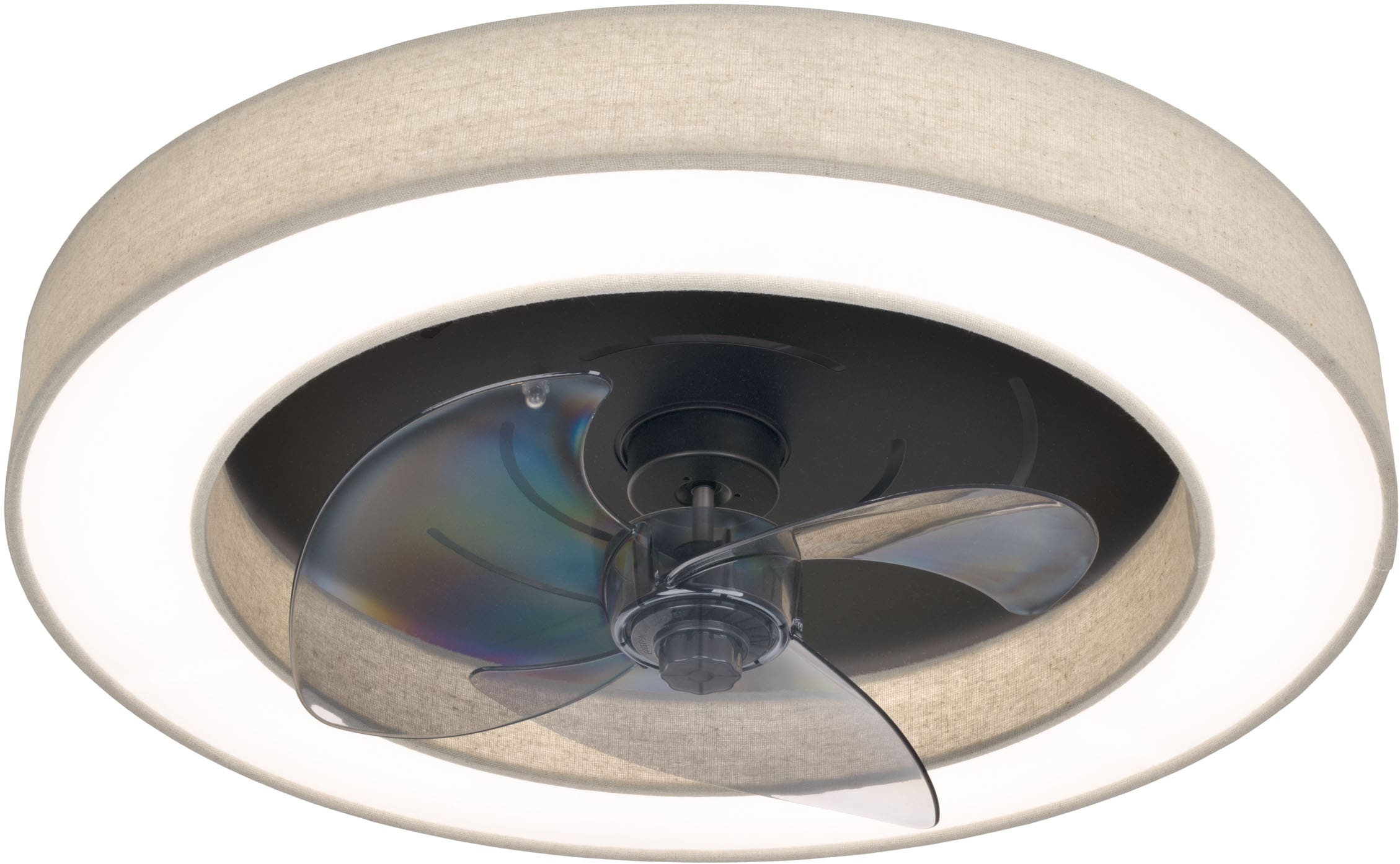 OTTO home LED Deckenleuchte »Deckenventilator Vittor« LED-Modul 1 Stk. warmweiß - kaltweiß inkl. Ventilator, dimmbar, CCT, Memory, Nachtlicht, Timer, IR-Fernbed.