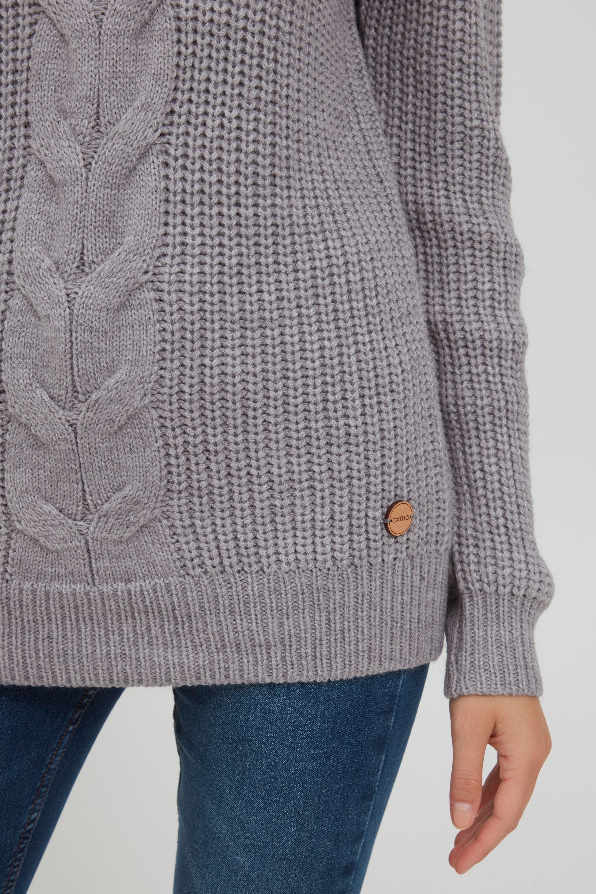 OXMO Strickfleece-Pullover »Strickpullover OXNatasja«