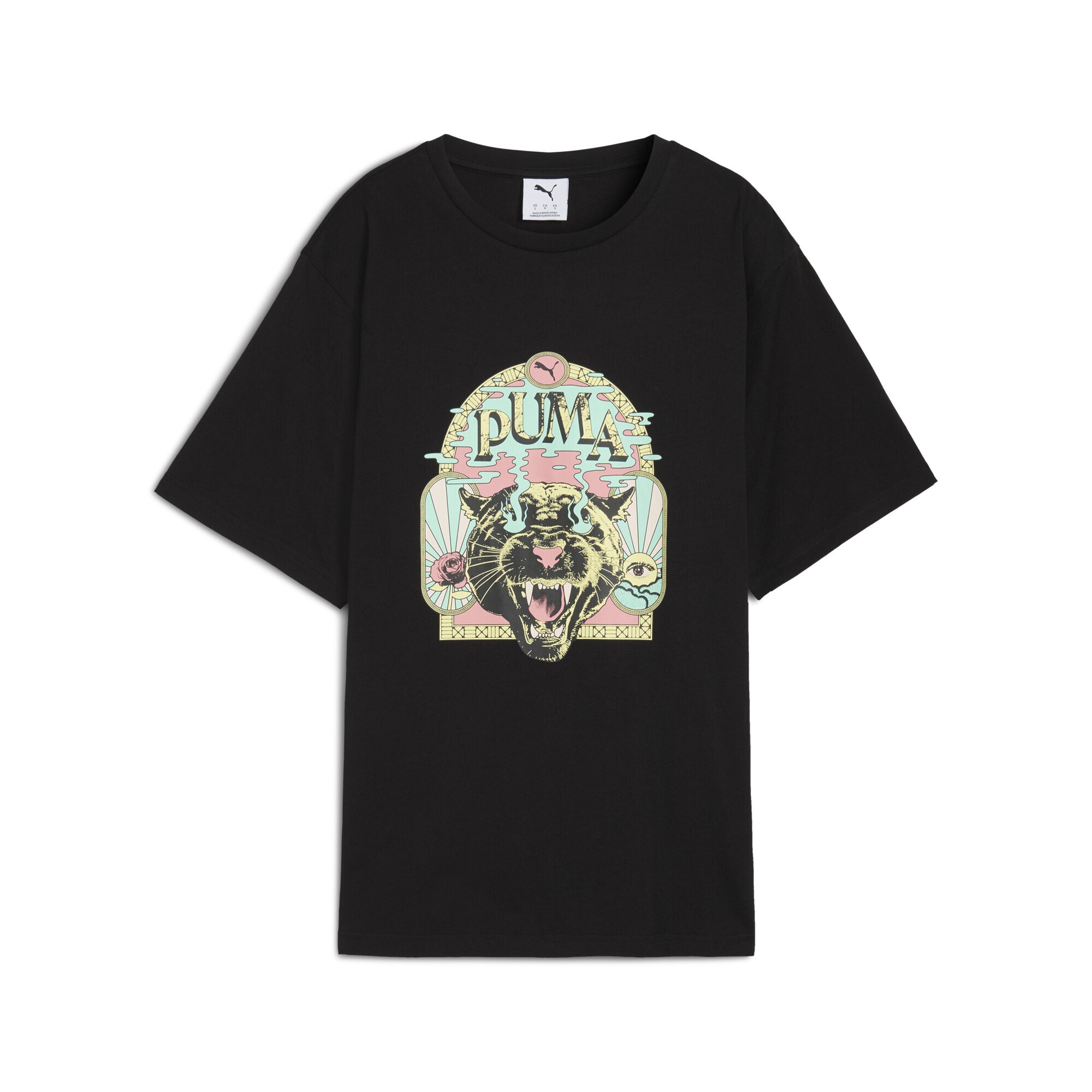 PUMA T-Shirt "Graphic PUMA Fest Relaxed T-Shirt Damen" günstig online kaufen
