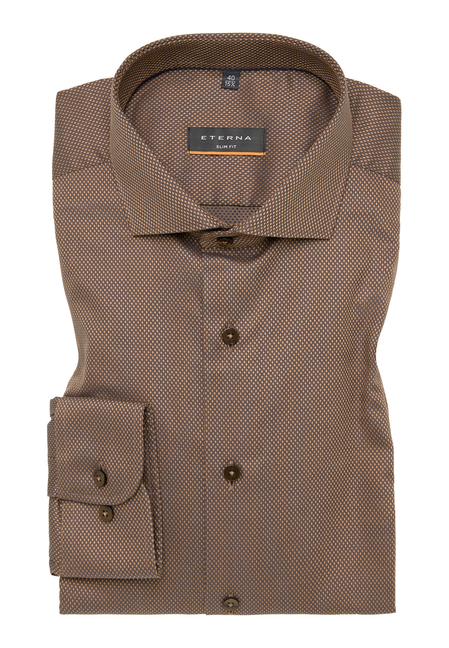 Eterna Langarmhemd »SLIM FIT«, NON IRON (bügelfrei)