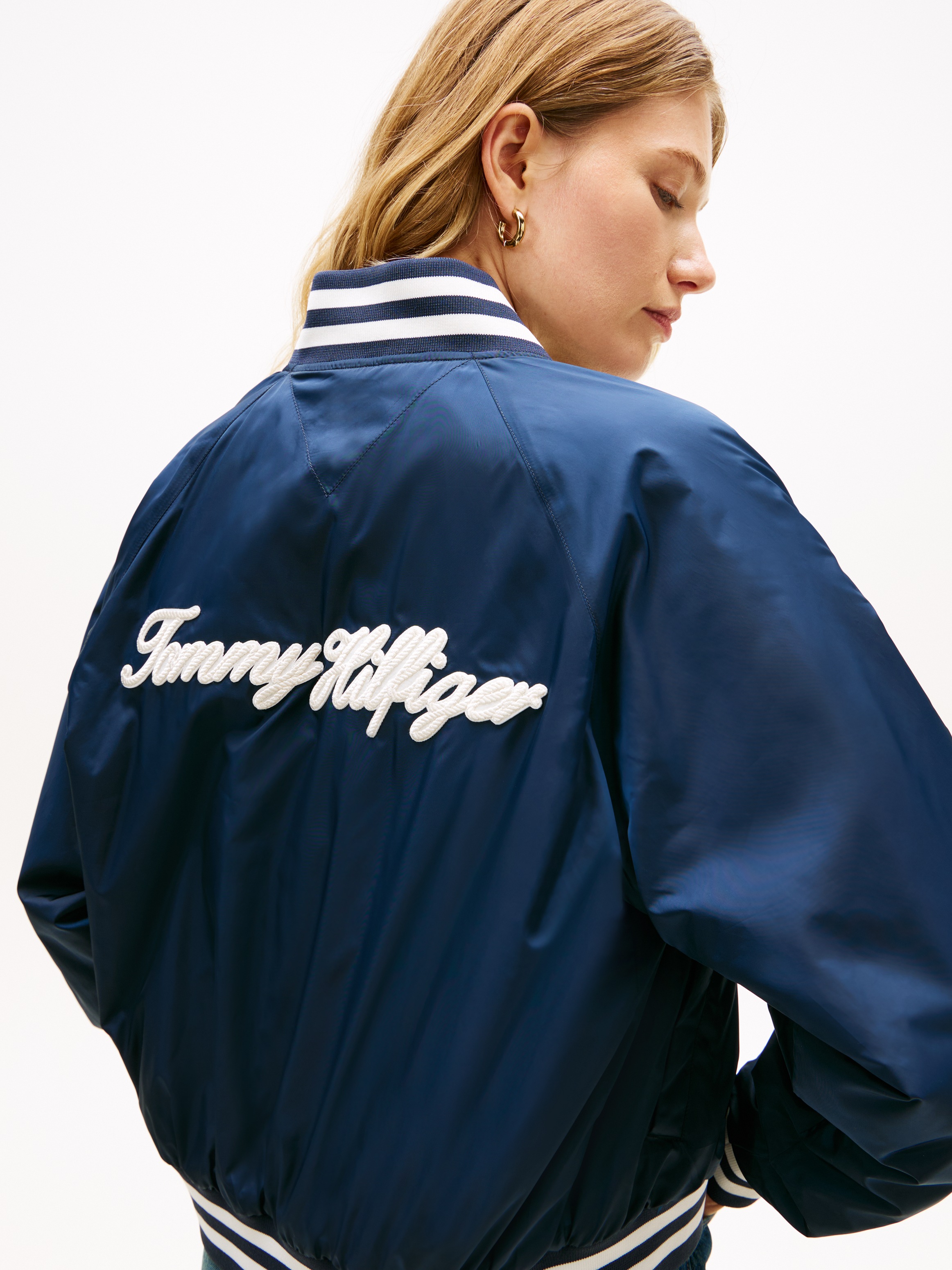 Tommy Hilfiger Bomberjacke "VARSITY NYLON BOMBER" mit Tommy Hilfiger-Brandi günstig online kaufen