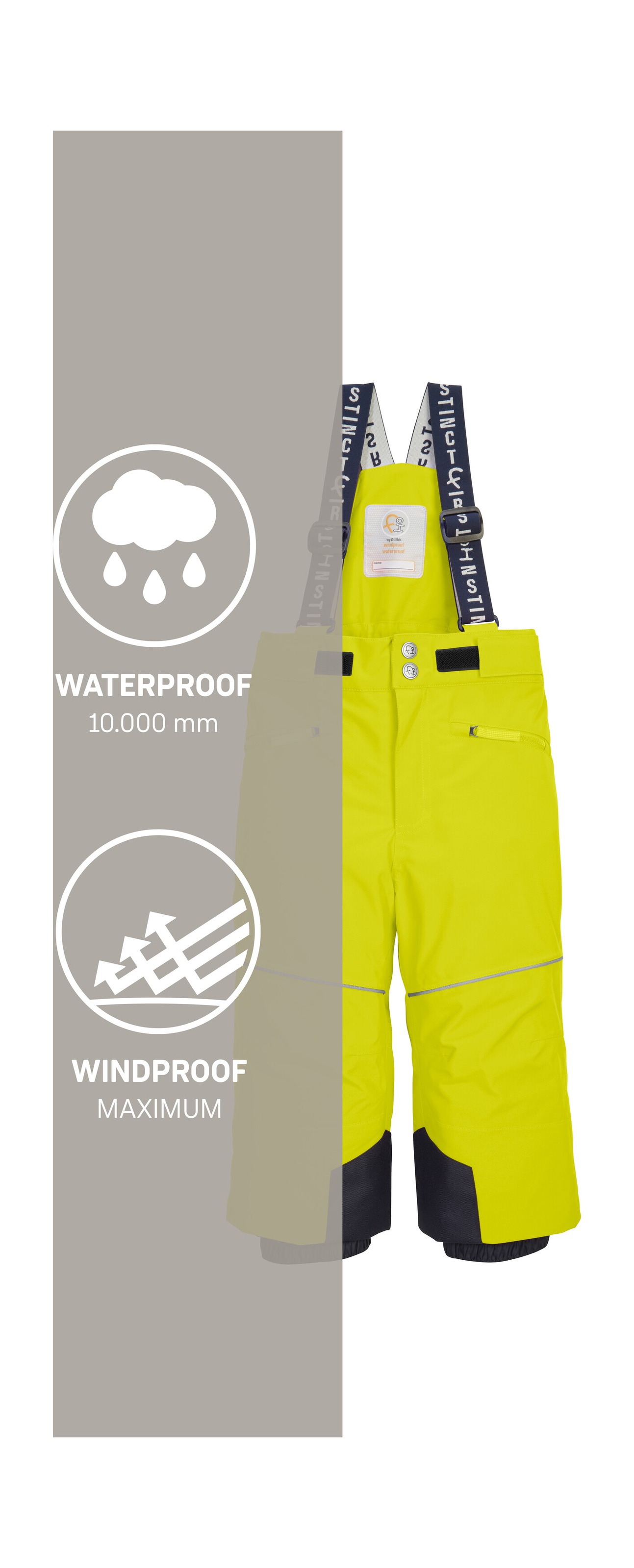 first instinct by killtec Skihose »FISW 48 MNS SKI PNTS«  Wasser- und winddichte Schneehose mit Grow-Up-Funktion und PFAs-frei