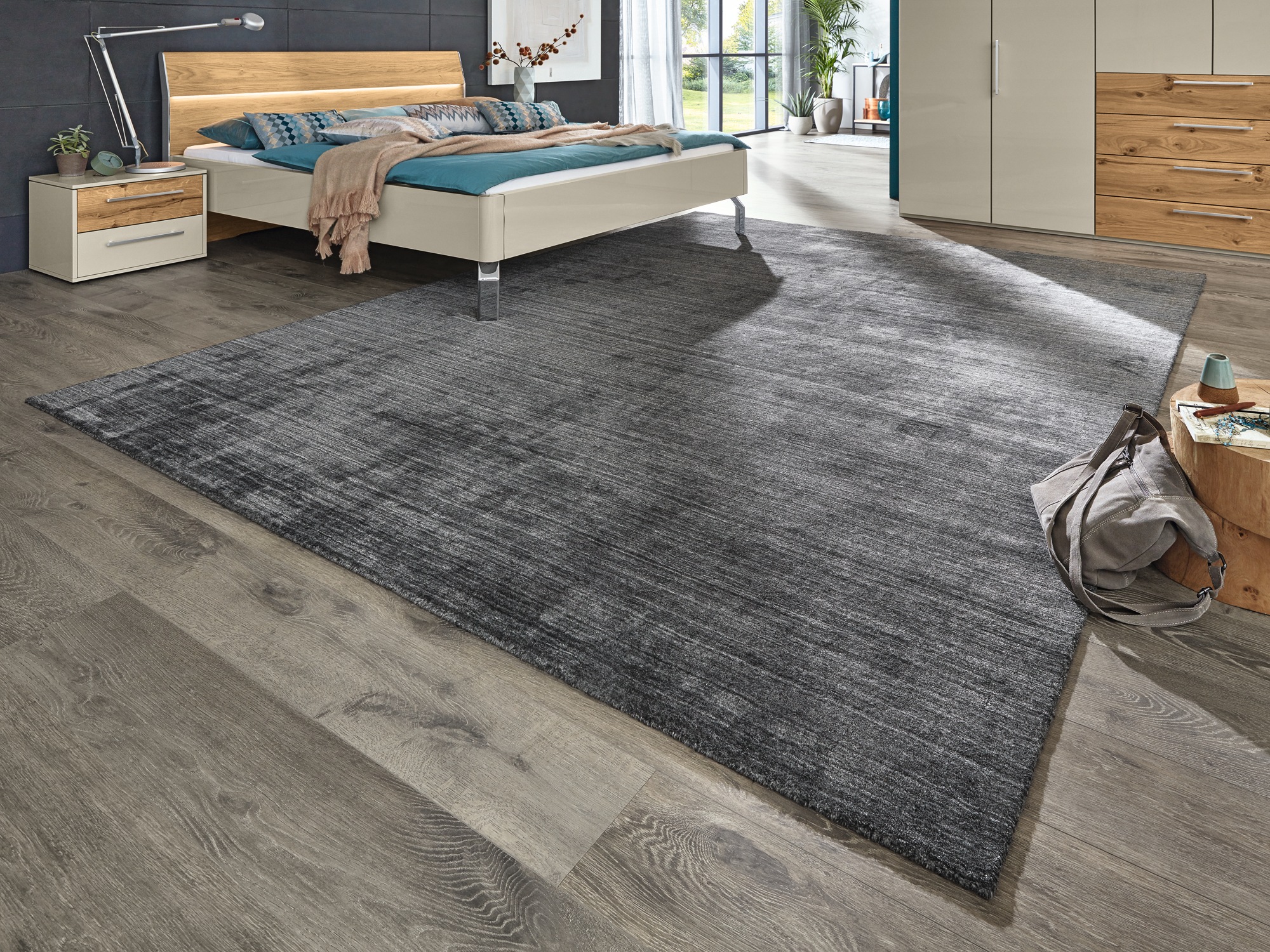Musterring Teppich »MALIBU«, rechteckig, 8 mm Höhe, exlcusive MUSTERRING DELUXE COLLECTION hochwertige Bambus Viskose