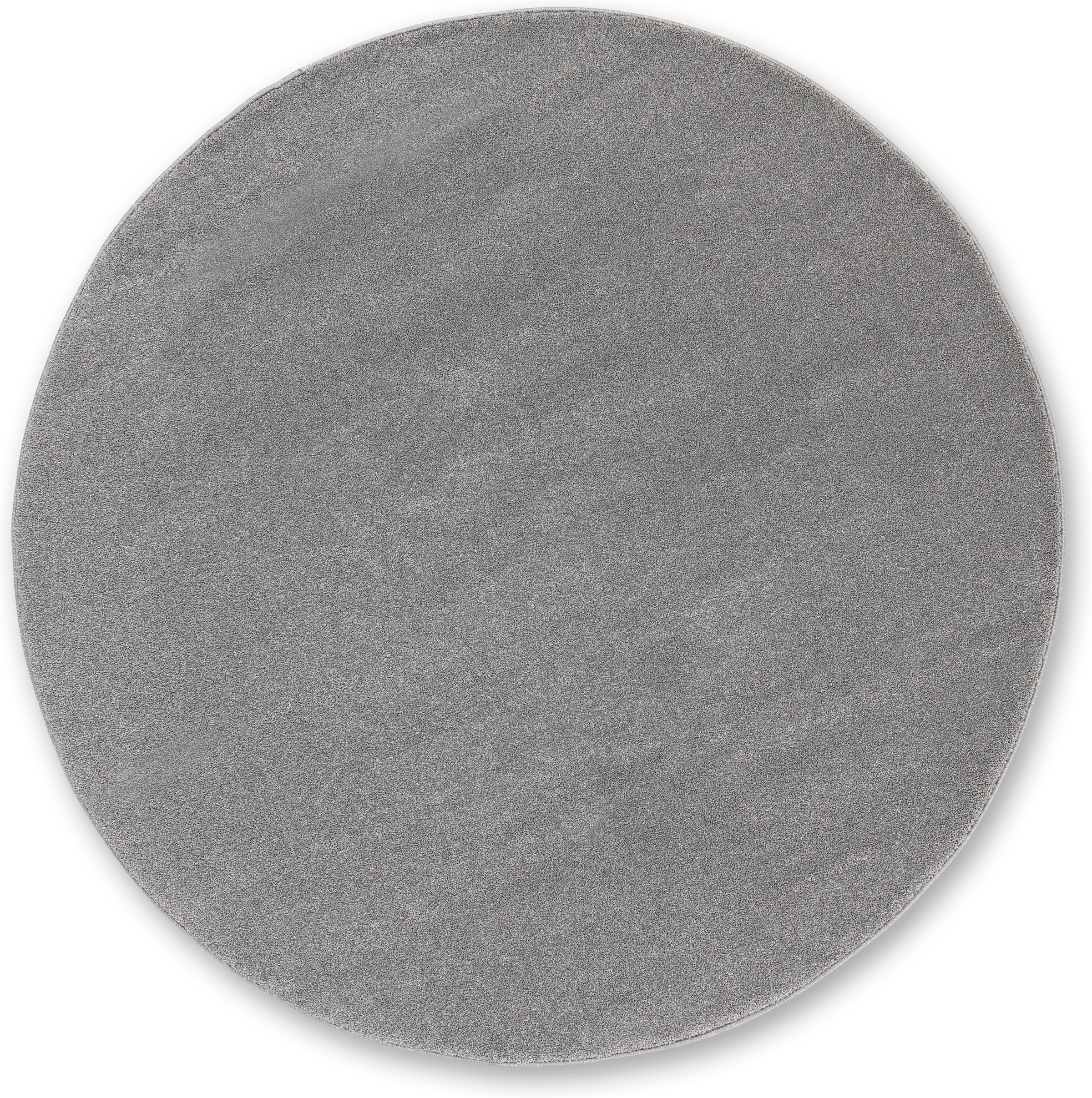 SCHÖNER WOHNEN-Kollektion Teppich "Pure 190" rund 21 mm Höhe Wohnzimmer, Schlafzimmer, uni, leichter Glanz, robuster Kurzflor