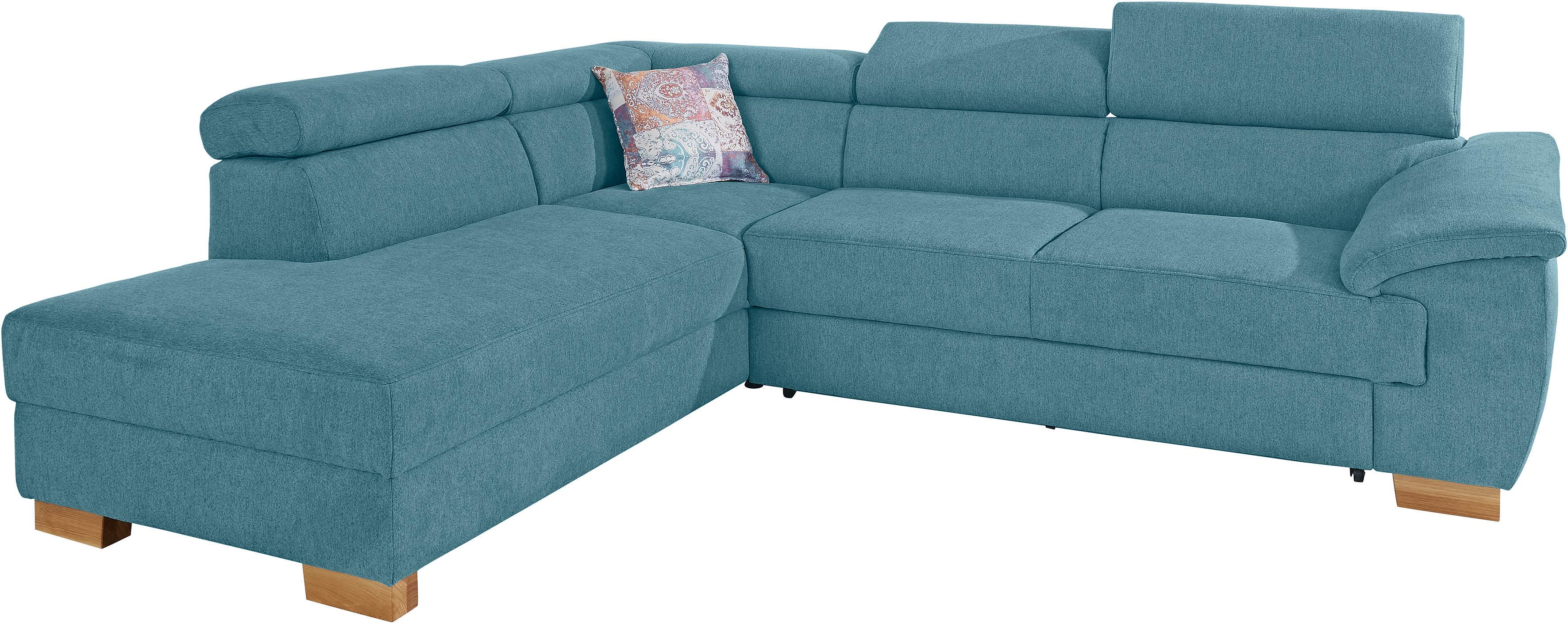 DOMO collection Ecksofa Severo, inklusive Kopfteilverstellung, wahlweise mit Bettfunktion