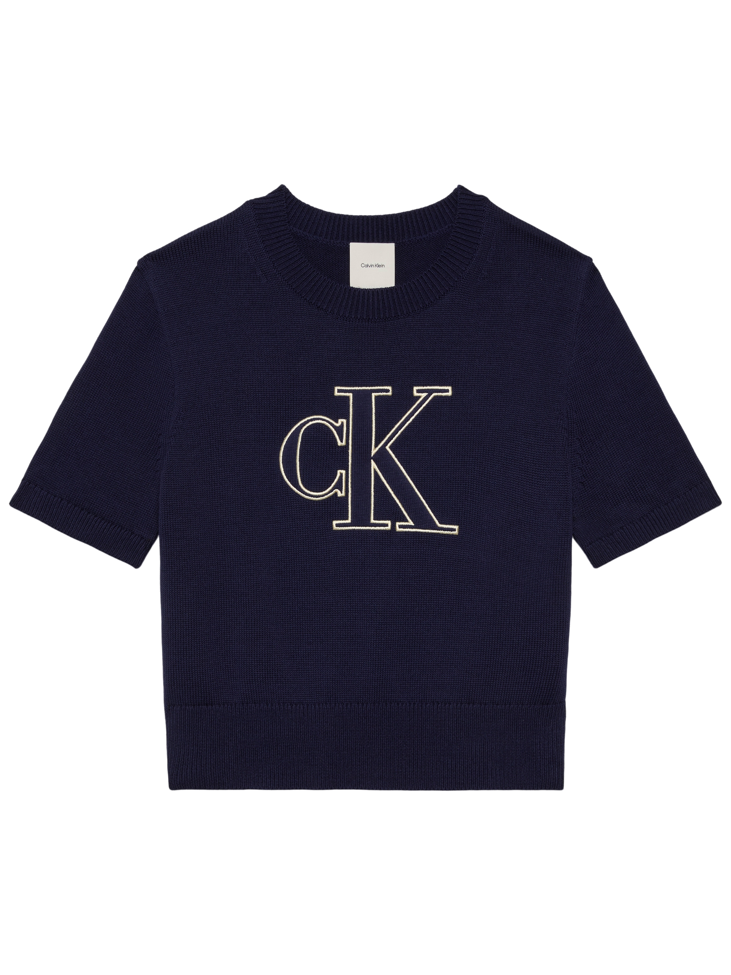 Calvin Klein Jeans Kurzarmpullover Regular fit, mit Logoschriftzug