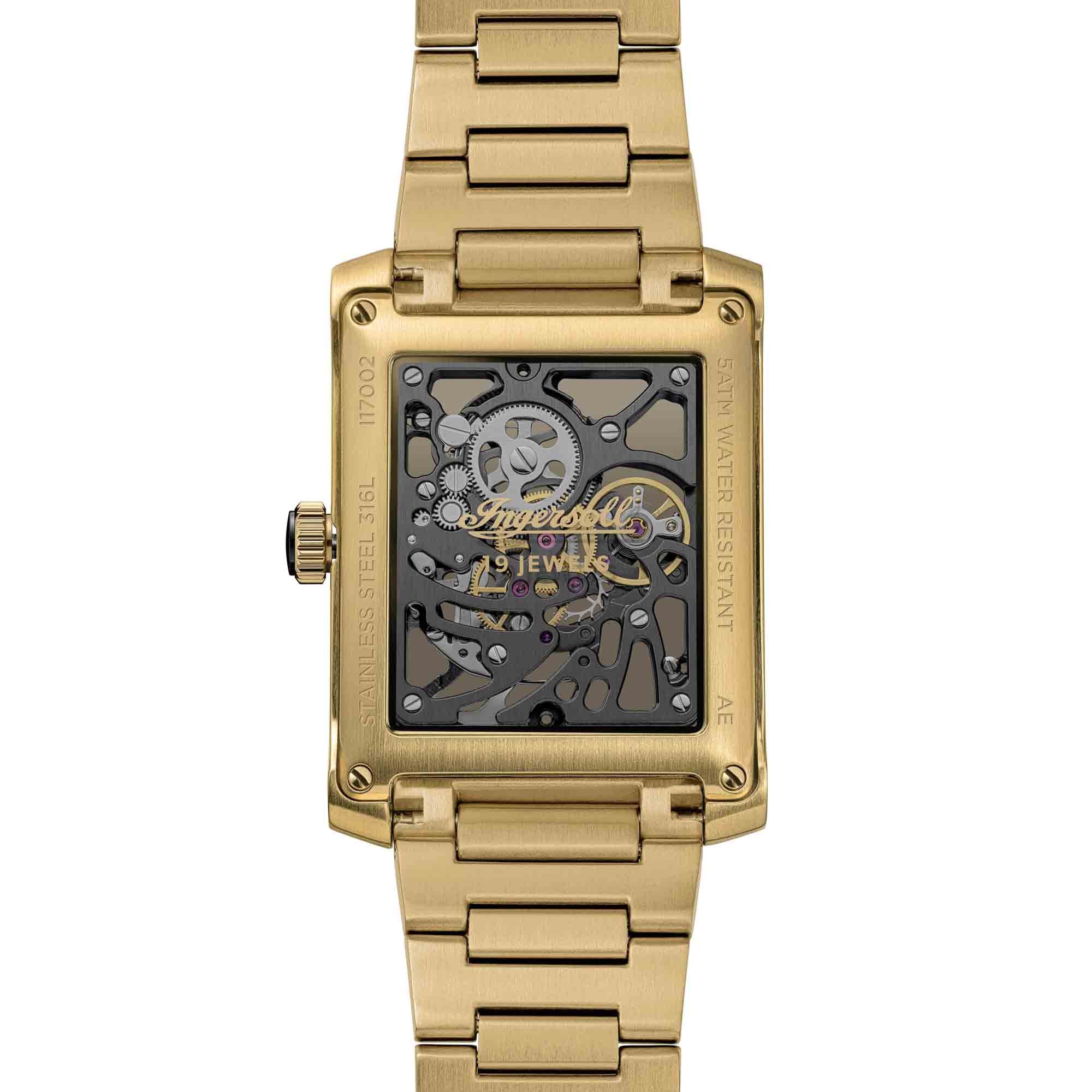 Ingersoll Automatikuhr »The Spur« Armbanduhr, Herrenuhr, Mechanische Uhr, Edelstahlarmband, analog