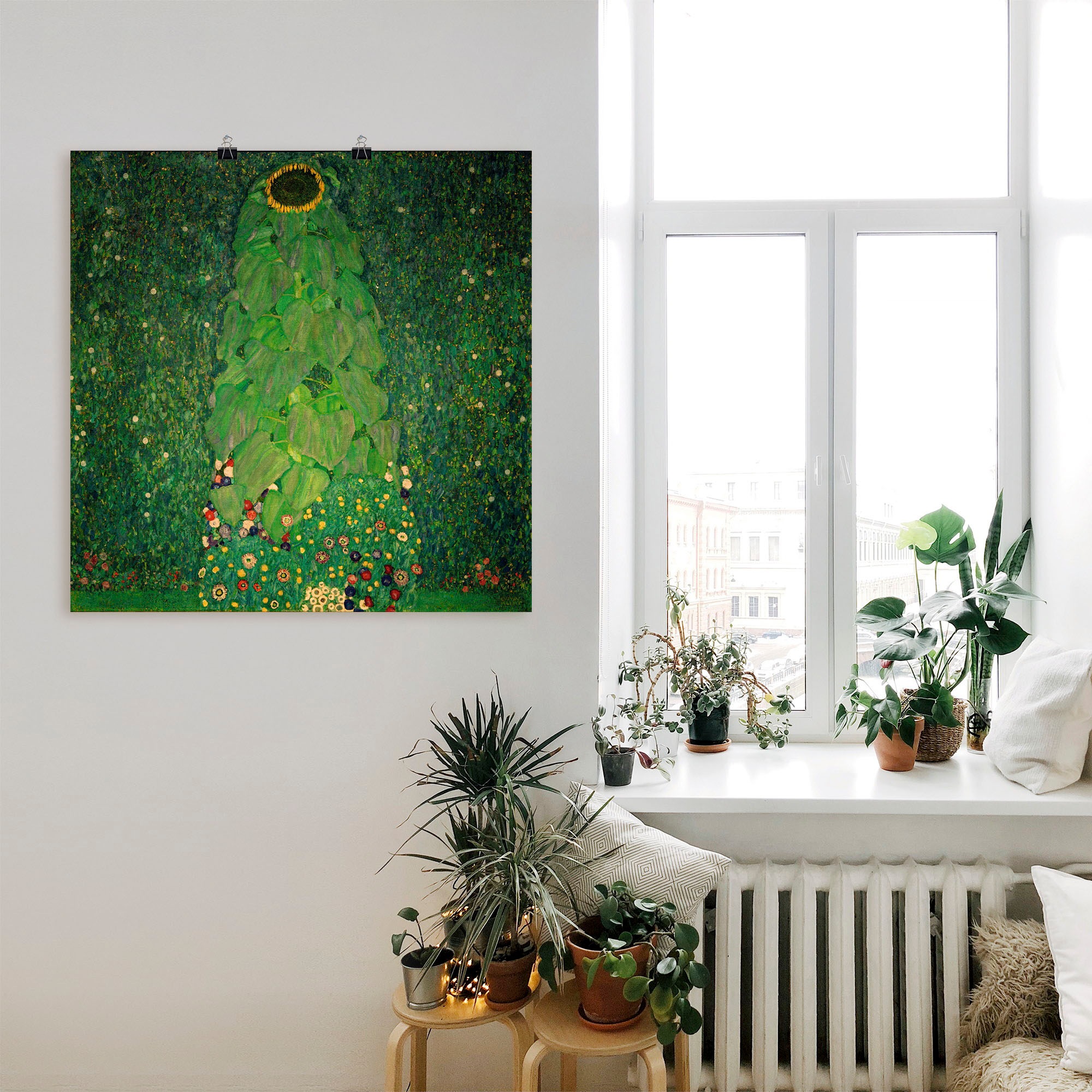 Artland Wandbild »Die Sonnenblume«, Blumen, (1 St.), als Leinwandbild, Poster in verschied. Größen
