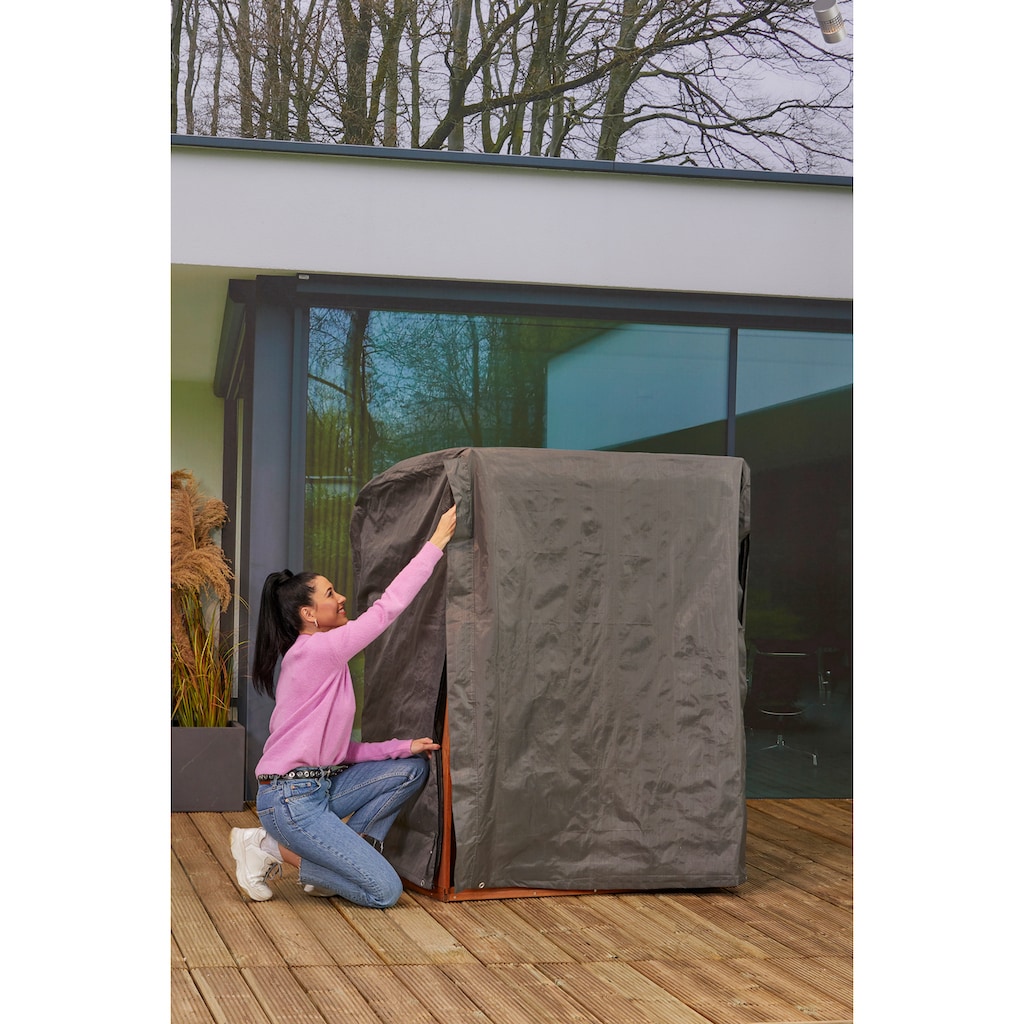 winza outdoor covers Strandkorb-Schutzhülle »Outdoor Cover«, wasserdicht, UV beständig, 100 % recycelbar, 155x115x160/135 cm