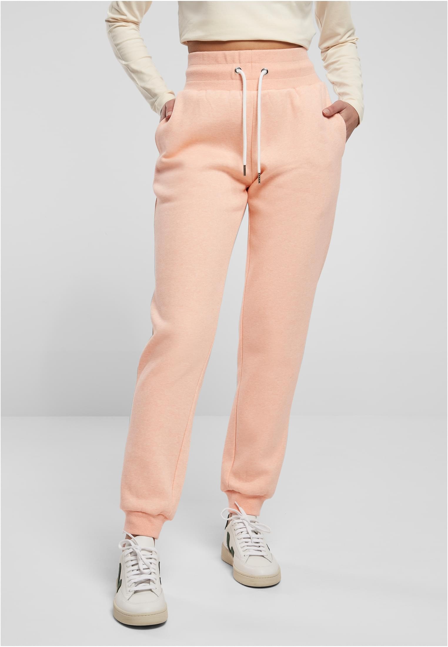 URBAN CLASSICS Stoffhose »Damen Ladies High Color BAUR Waist (1 Sweat | tlg.) Pants«, kaufen Melange