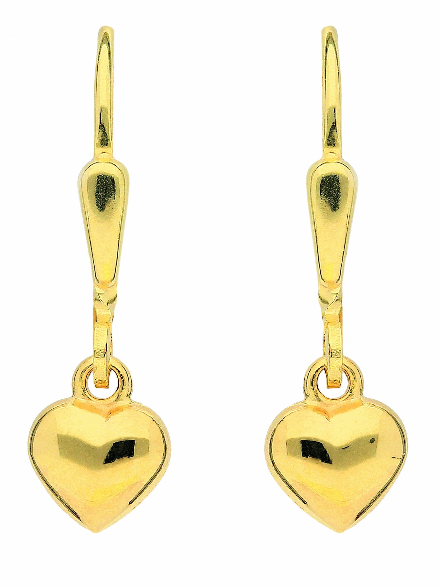 Adelia´s Paar Ohrhänger »333 für online BAUR bestellen Ohrhänger | Gold Ohrringe Damen Herz«, Goldschmuck