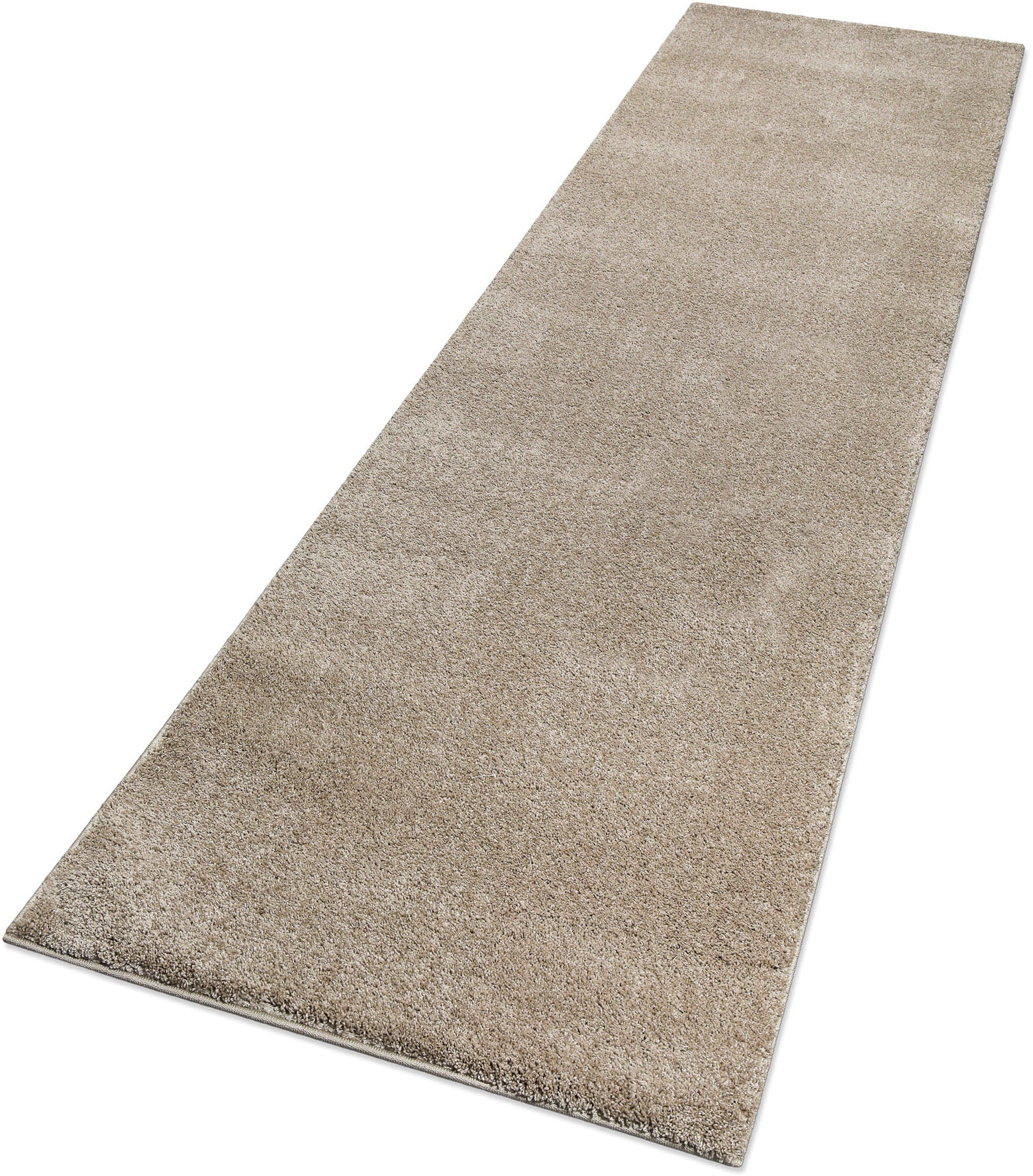 OTTO home Hochflor-Teppich "Yvaine, auch als Läufer erhältlich" rechteckig 25 mm Höhe Langflor, Shaggy, dichter weicher Hochflor, meliert, Wohnzimmer