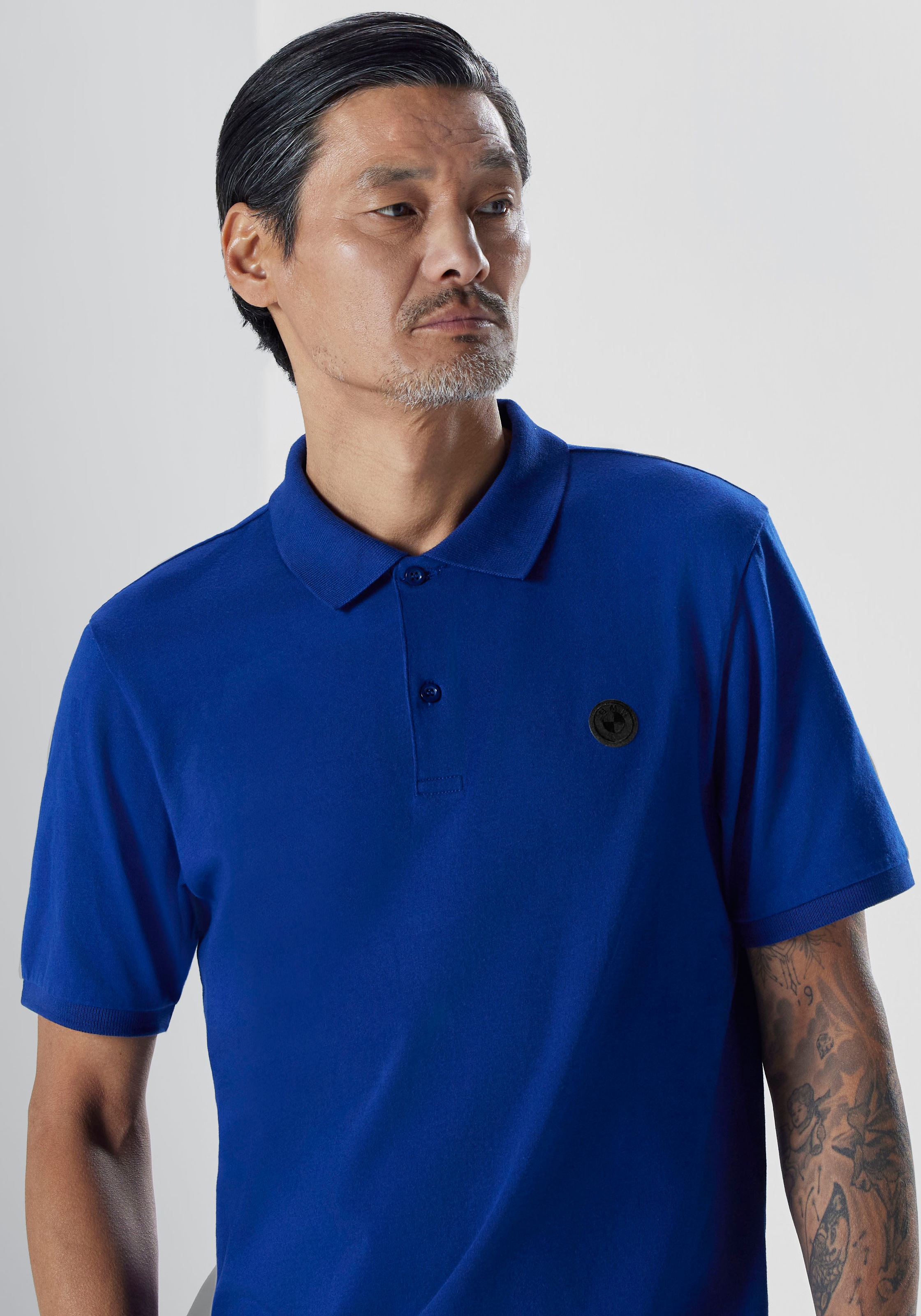 BMW Poloshirt, mit Logoprägung auf Brusthöhe