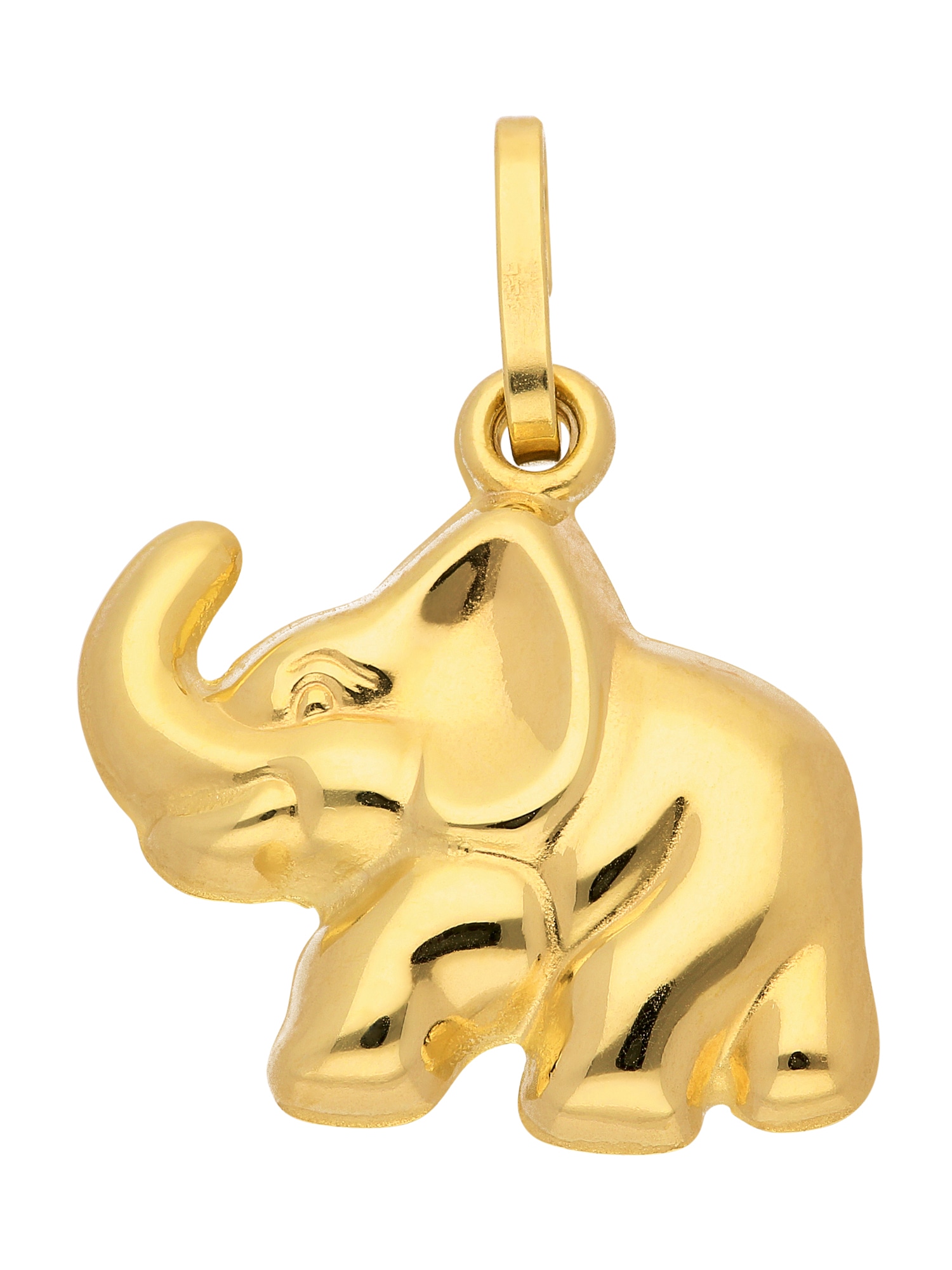 Adelia´s Kettenanhänger »333 Gold Anhänger Elefant«, Goldschmuck für Damen
