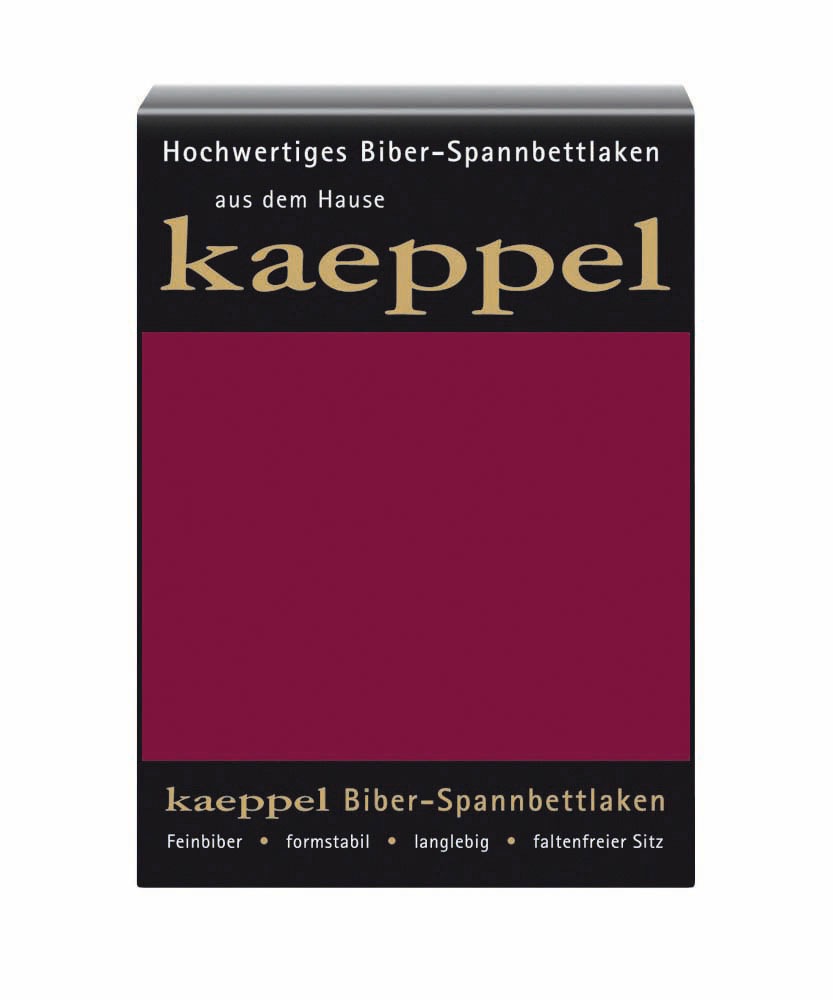 Kaeppel Spannbettlaken "Spannbettlaken Biber" 100% Baumwolle, kuschelig weich ideal für Winter