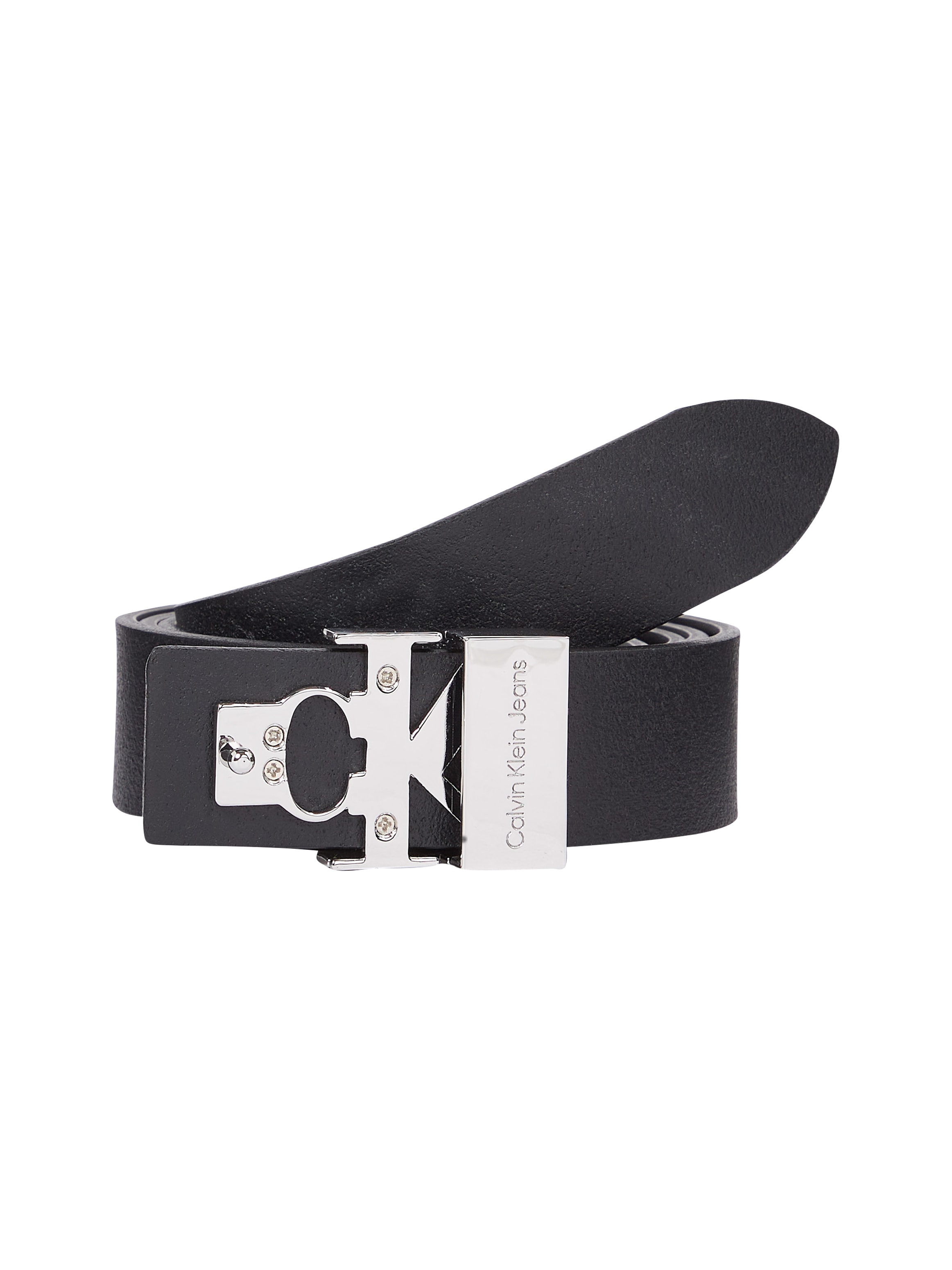 Calvin Klein Jeans Ledergürtel "MONOGRAM HARDWARE 30MM" günstig online kaufen