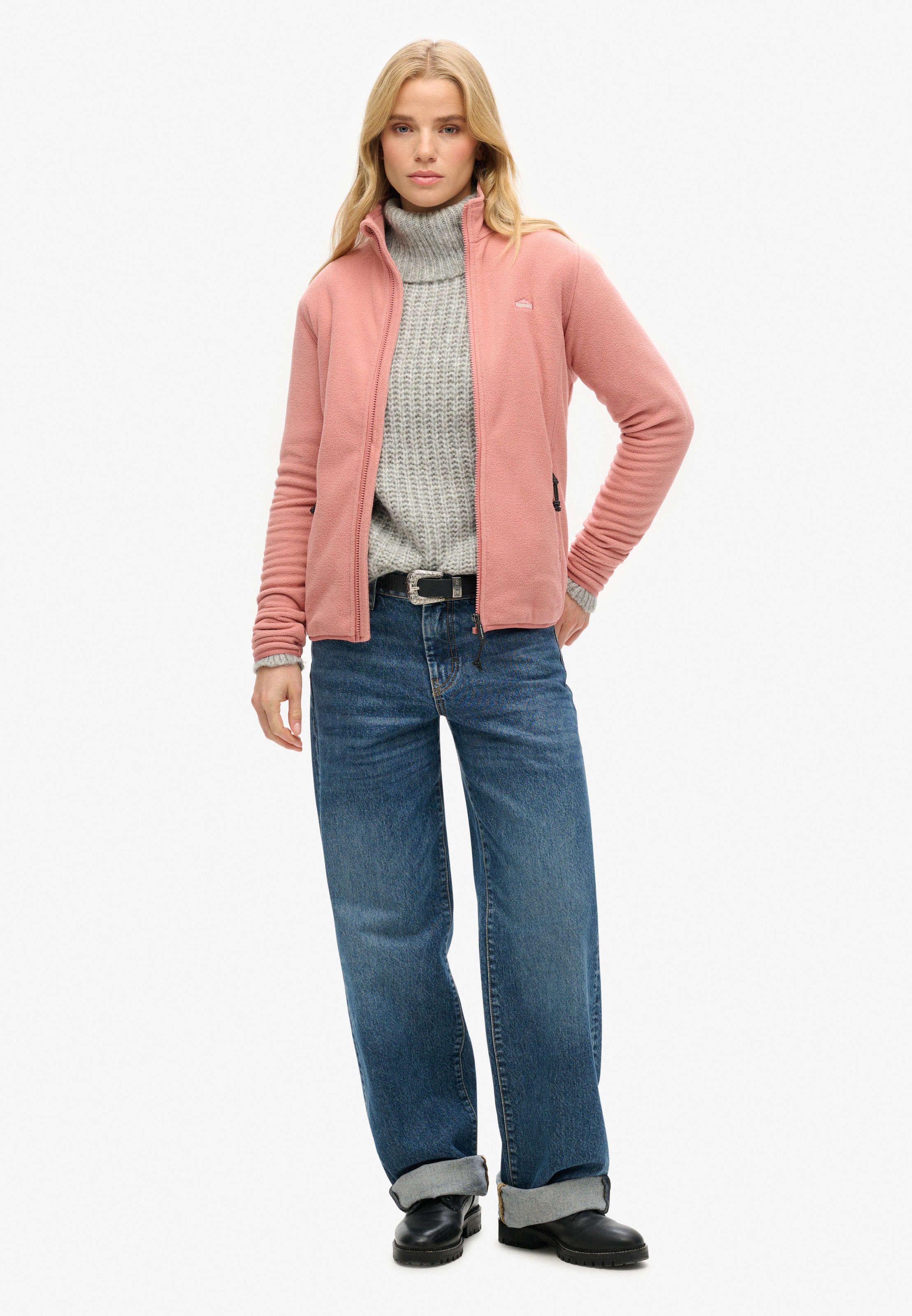 Superdry Sweatjacke »POLAR FLEECE FULL ZIP«