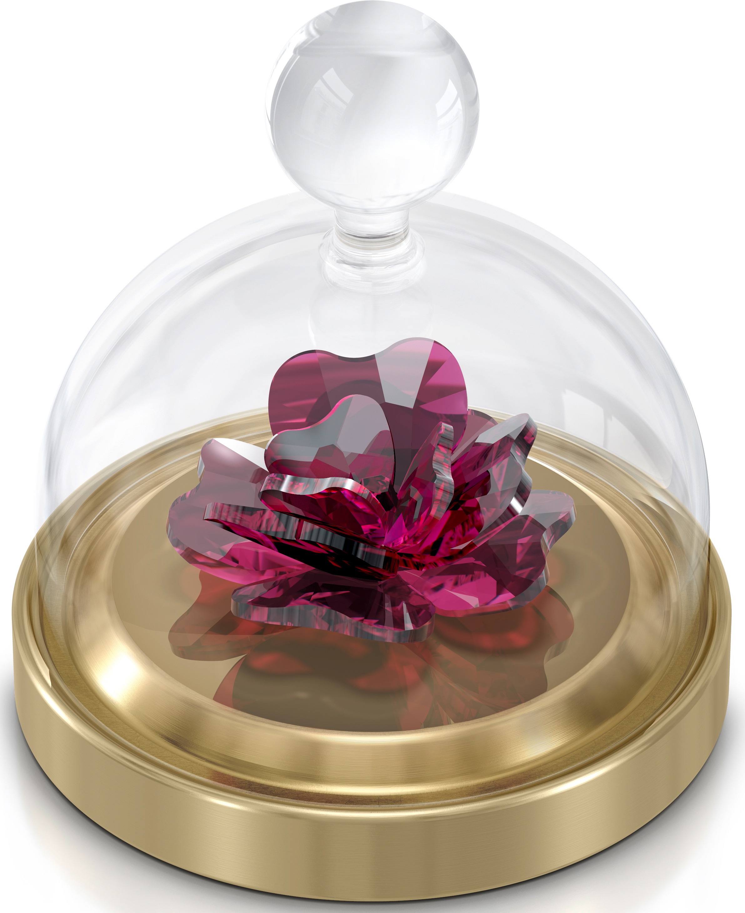 Swarovski Dekoobjekt »Garden Tales Rose Glasglocke, Klein, 5619223«, Swarovski® Kristall