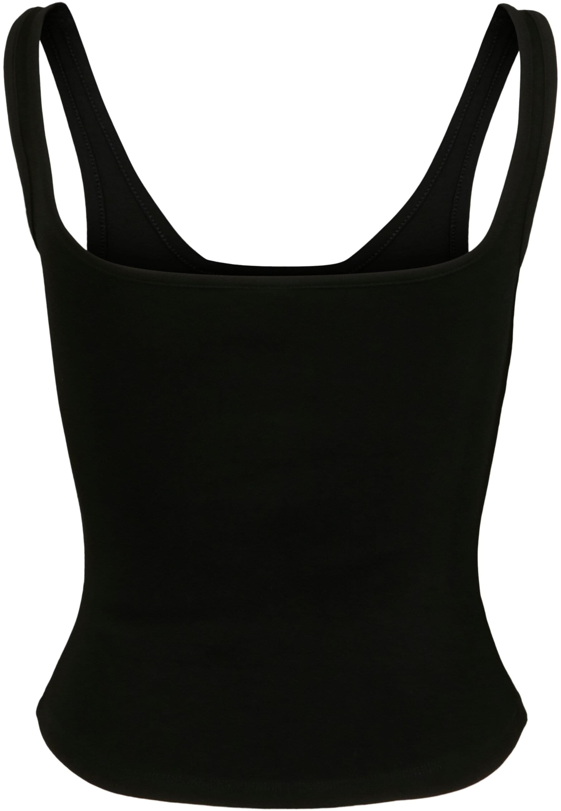 URBAN CLASSICS Muskelshirt »Urban Classics Damen Ladies Wide Neck Top«, (1 tlg.)