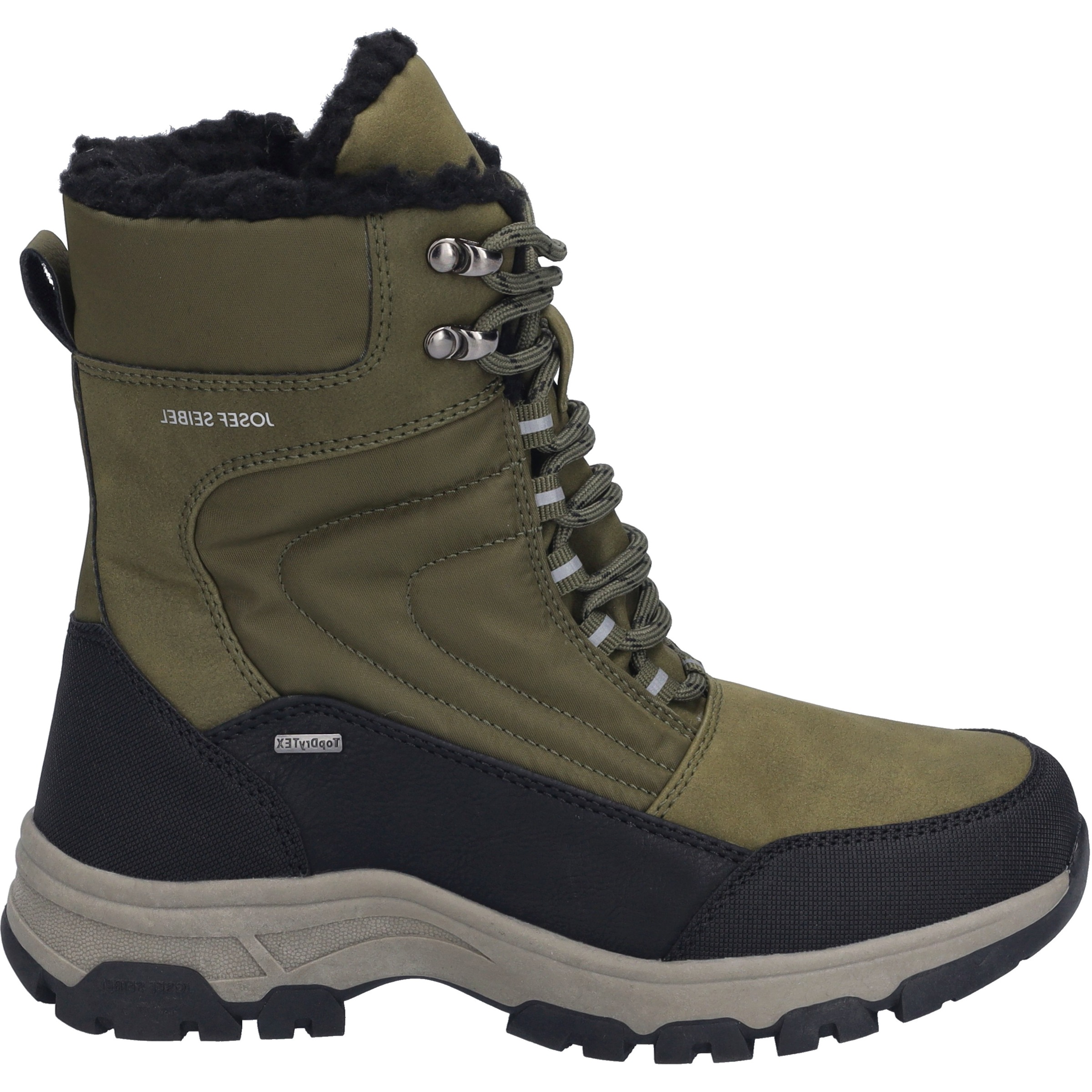 Josef Seibel Stiefel "Davos 52, schwarz-oliv" günstig online kaufen