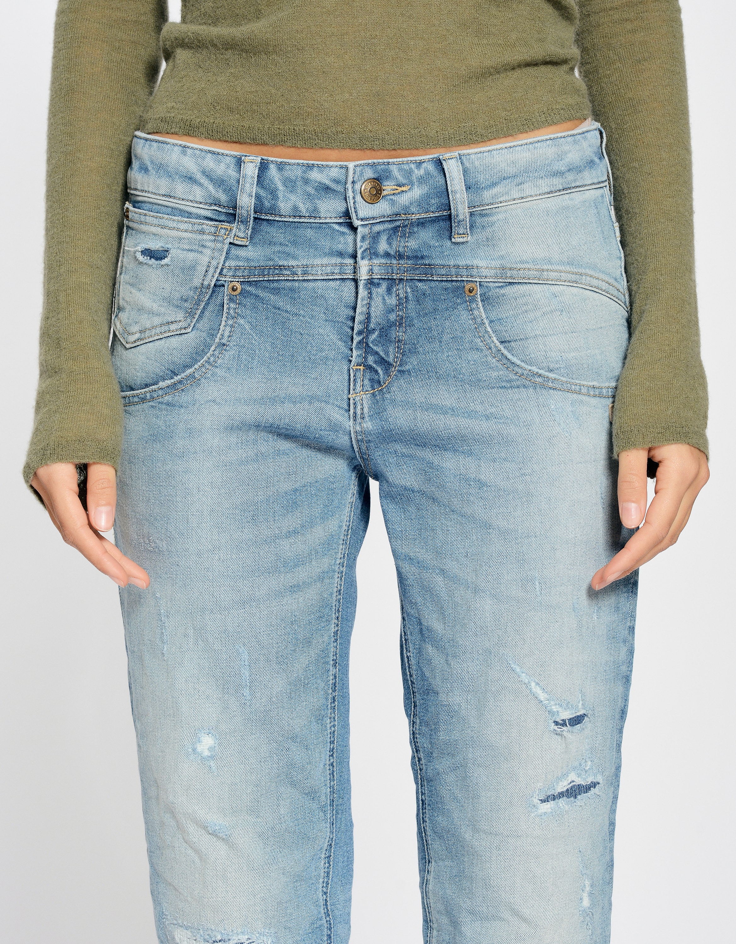 GANG Loose-fit-Jeans »GANG Jeans Loose Fit 94BO CROPPED«
