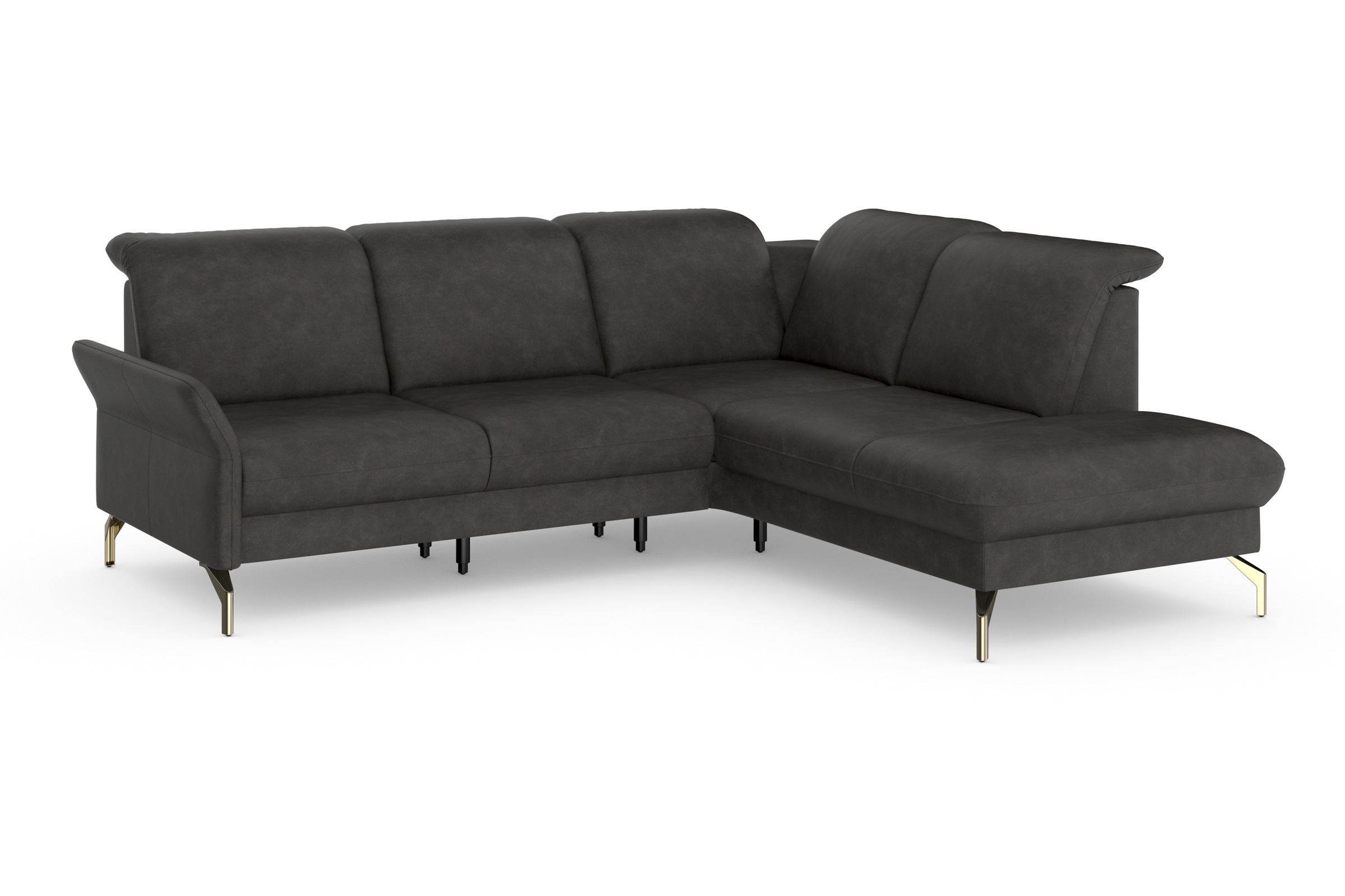 SIT & MORE Fashion L-Form Corner Sofa Grey 6