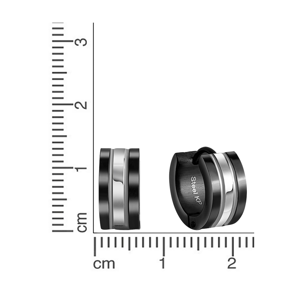 Firetti Paar Creolen »Schmuck Geschenk, Bicolor, Ø ca. 13 mm«