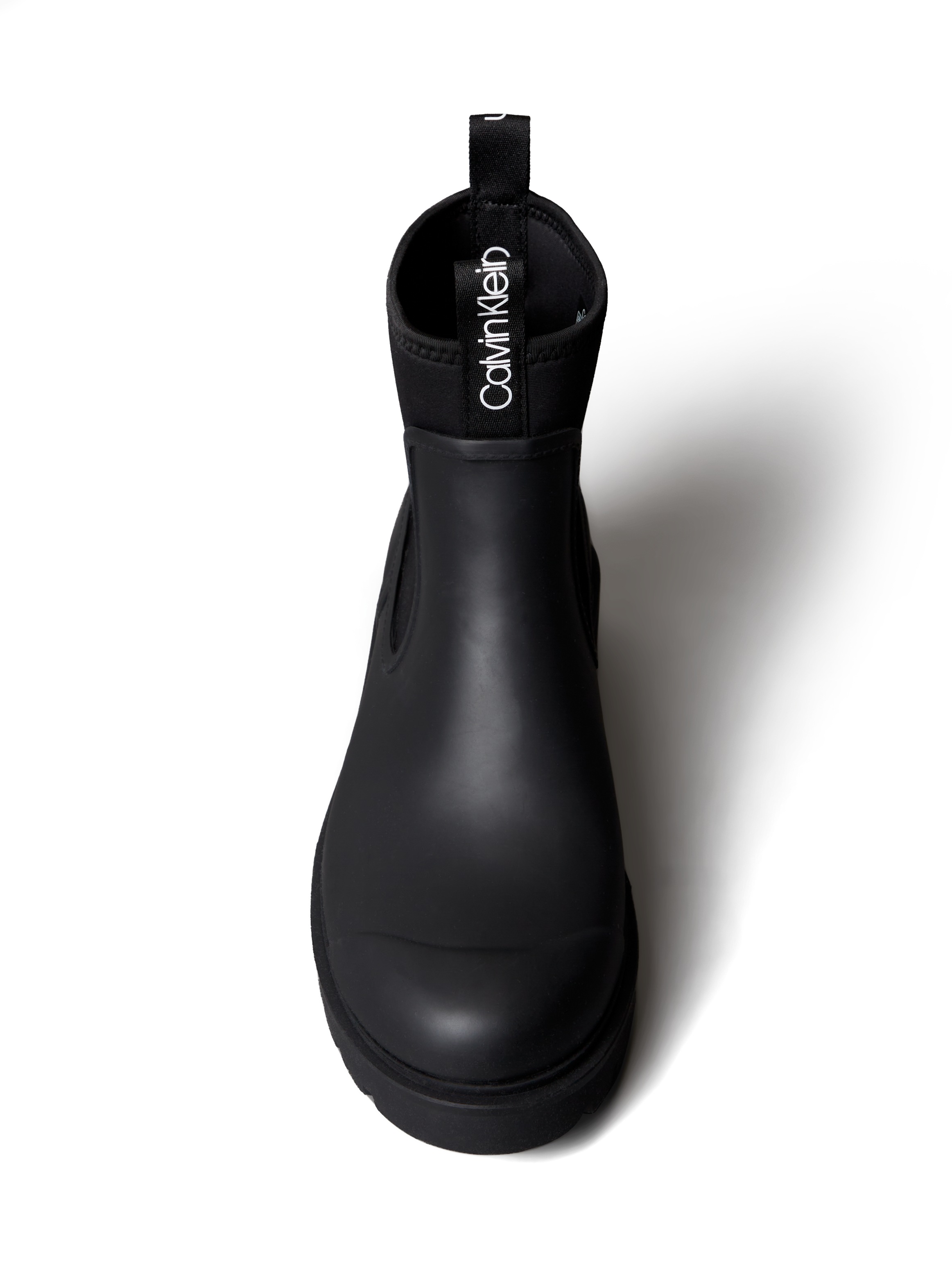 Calvin Klein Jeans Chelseaboots »COMBAT RAIN BOOT«, Stiefelette, Schlupfboots, Rainboots, Profilsohle, mit Anziehlasche