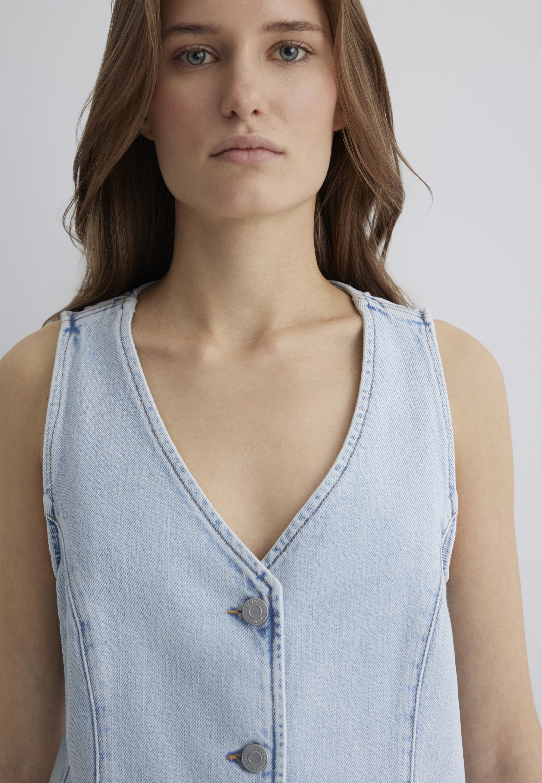 Mavi Jeansjacke »VELA« ohne Kapuze Jeans Vest