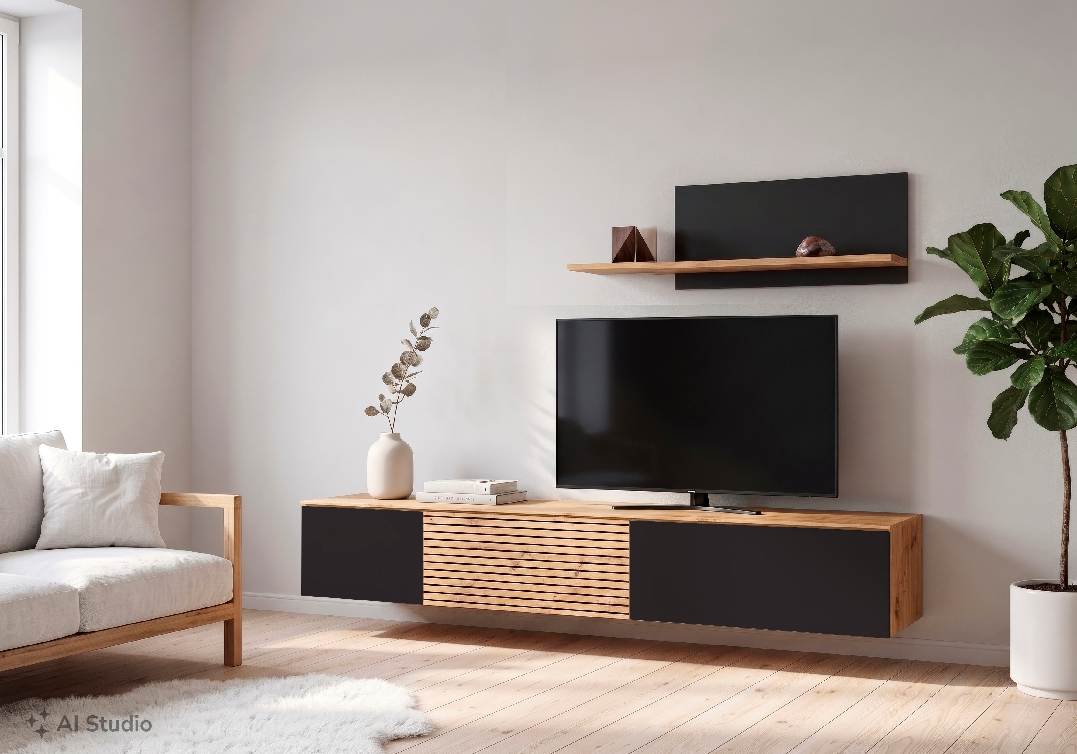 OTTO home Wohnwand "mit Lowboard und Paneel"