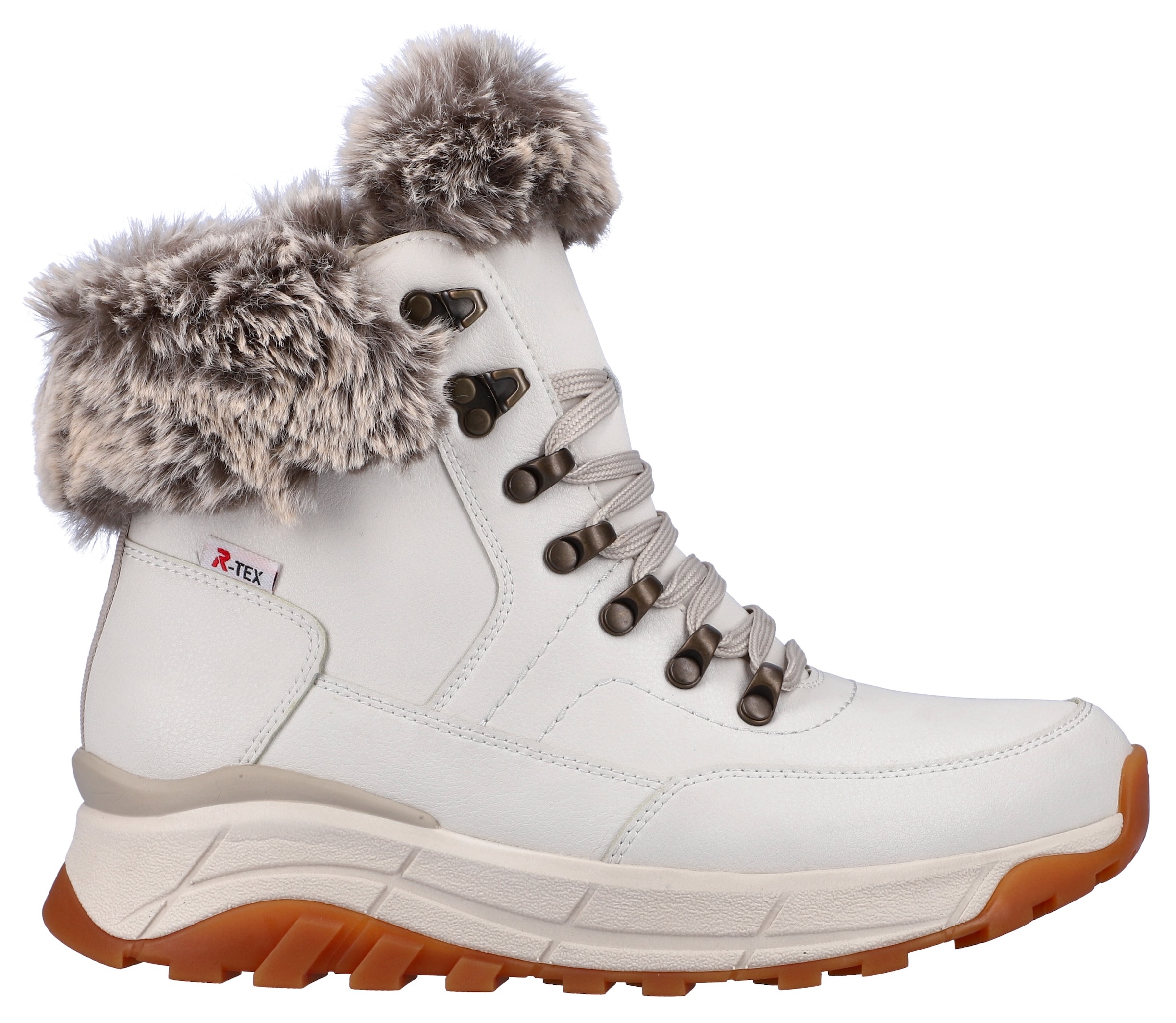 Rieker EVOLUTION Winterboots, Hightop Sneaker, Schnürboots, Winterschuh mit Lammwollfutter