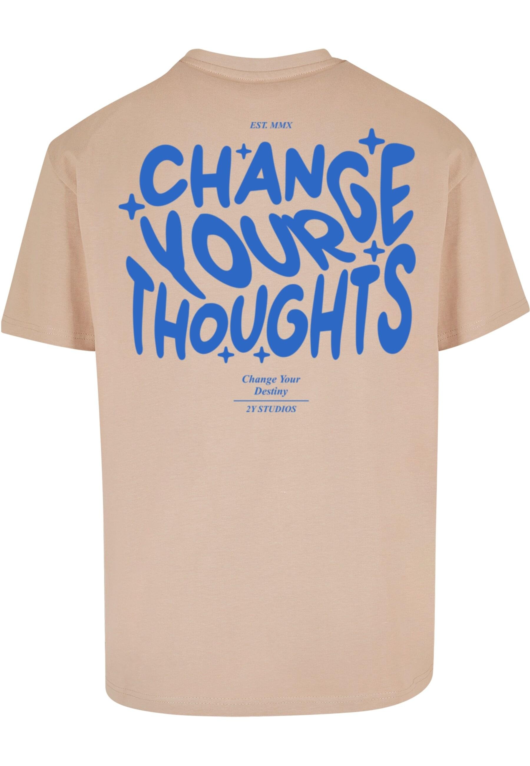 2Y Studios T-Shirt "2Y Studios Herren Thoughts Oversize Tee", (1 tlg.) günstig online kaufen