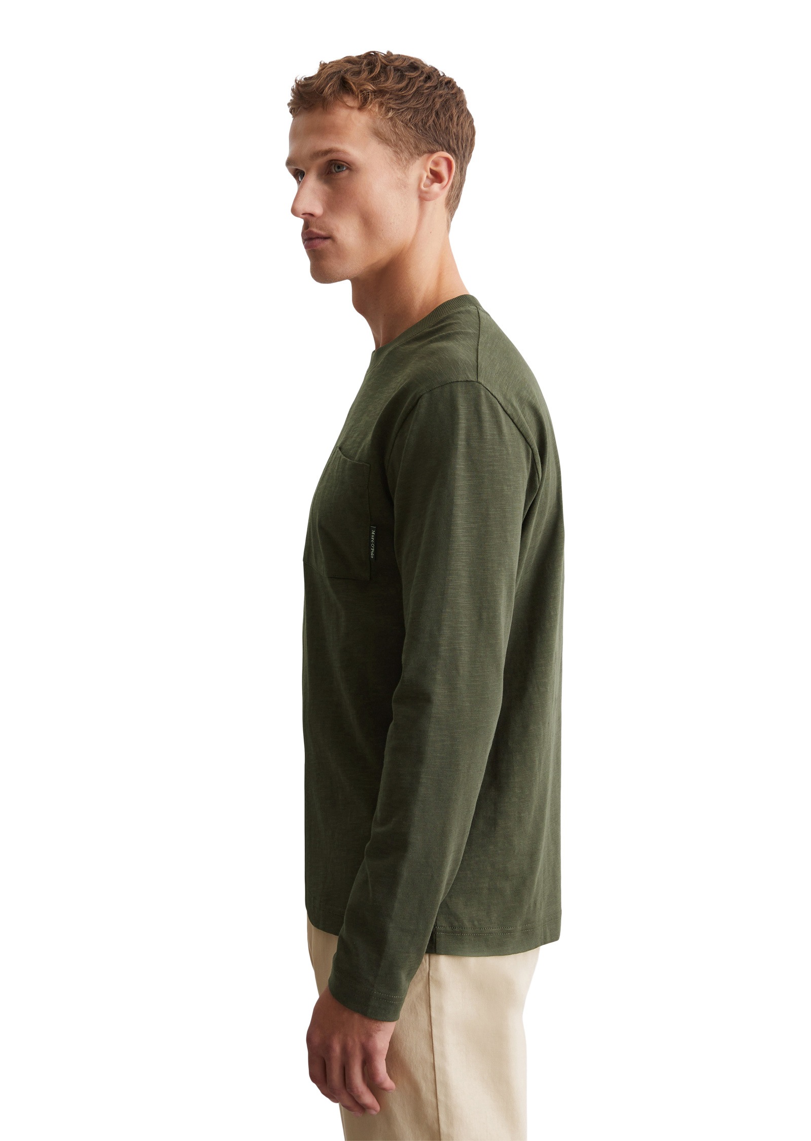 Marc O'Polo Langarmshirt »in Heavy-Slub-Jersey-Qualität«