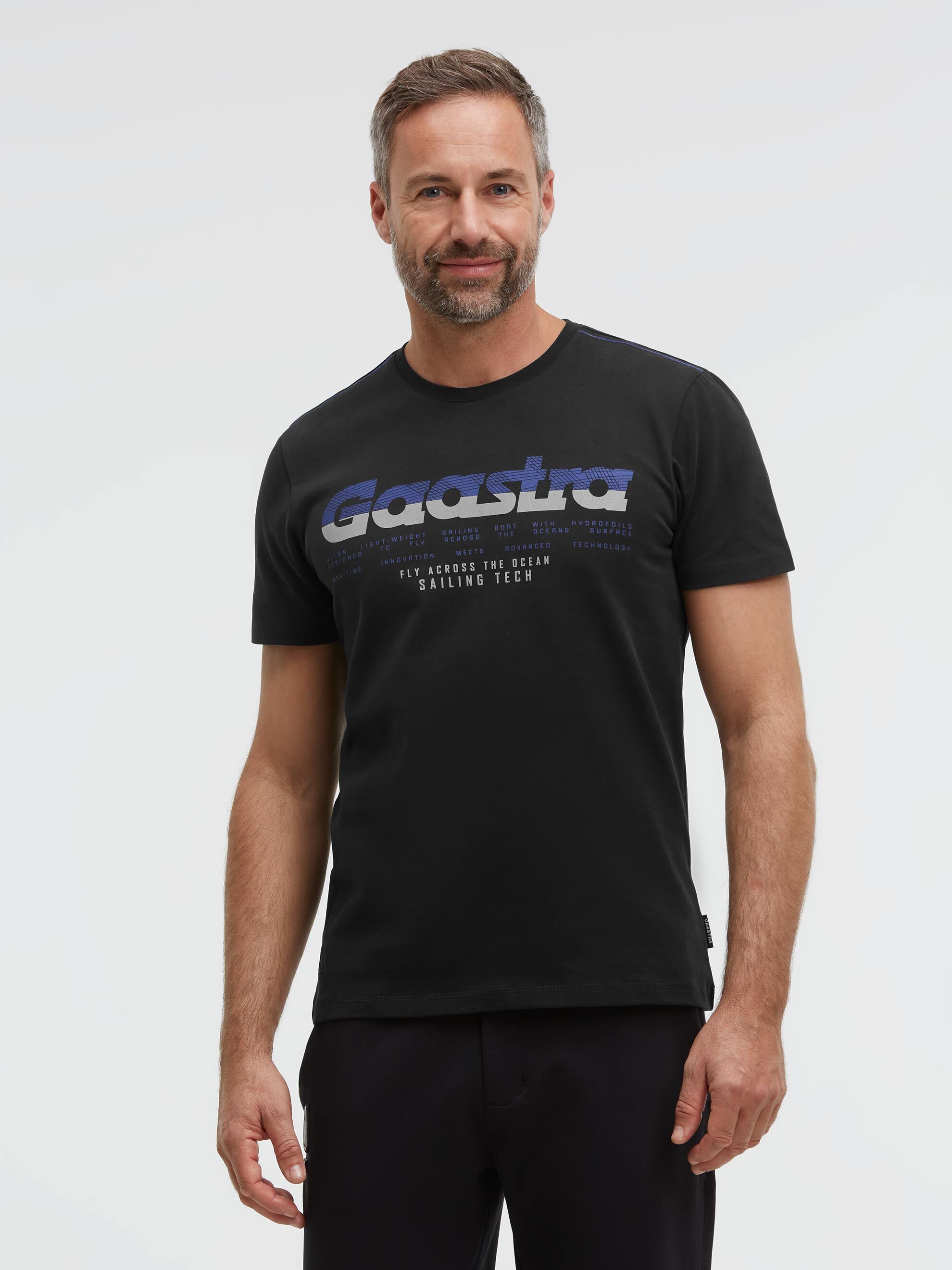 Gaastra Rundhalsshirt mit reflektierenden Details