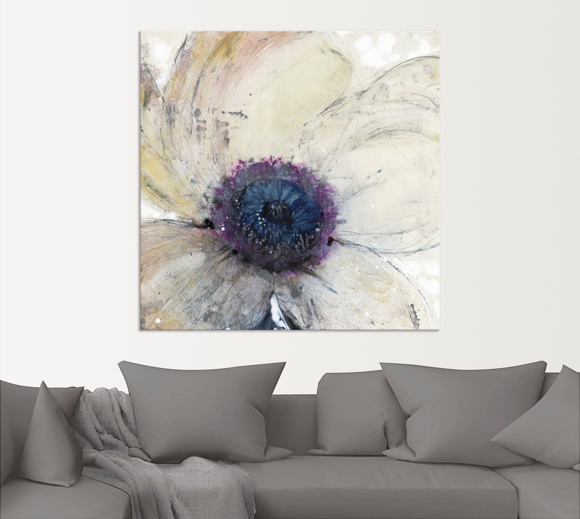 Artland Wandbild "Blumenfluss II" Blumen 1 Stk. tlg. als Alubild, Leinwandb günstig online kaufen