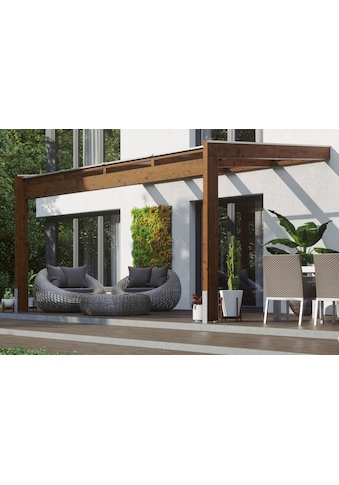 Skanholz Terrassendach »Novara« BxT: 450x359 cm...