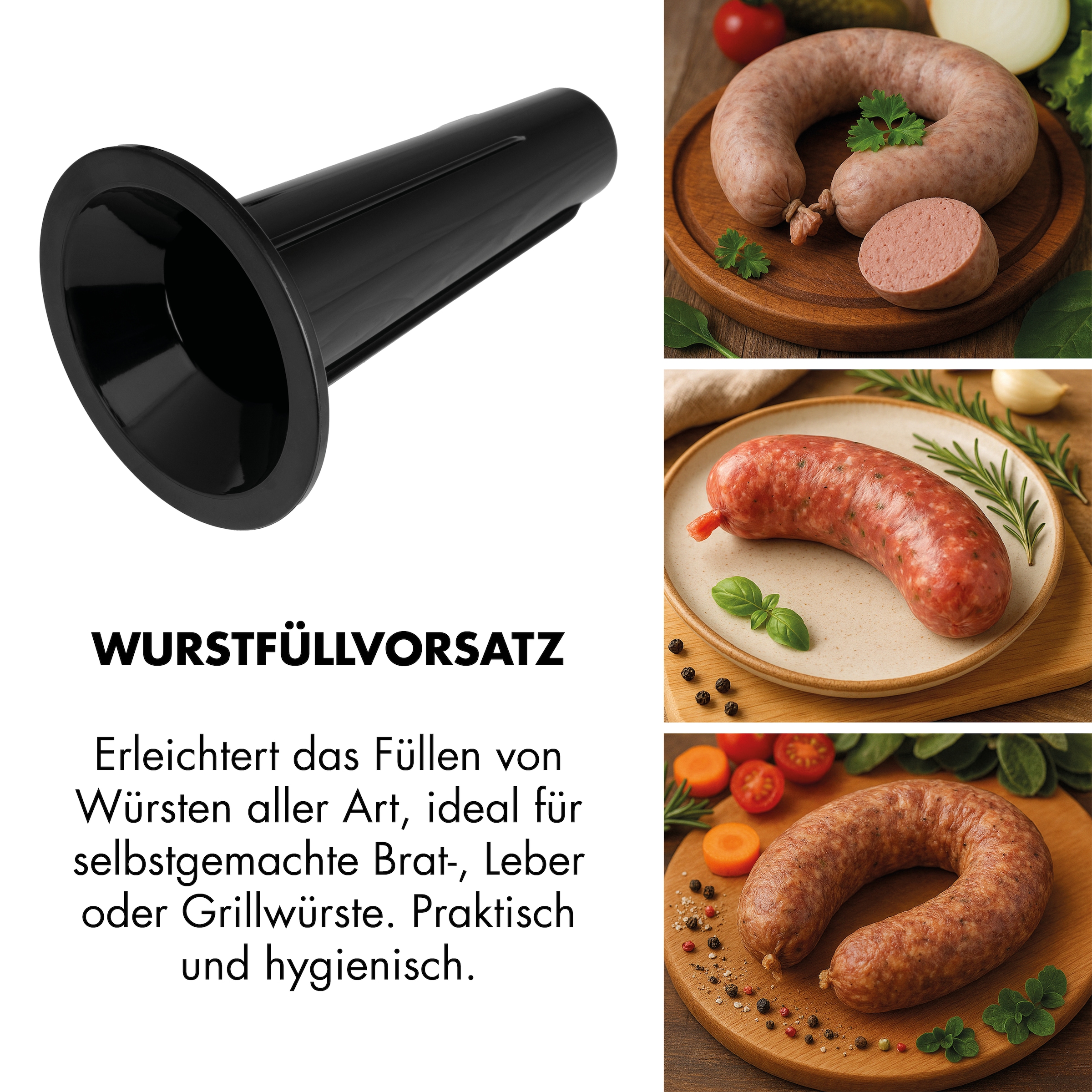 Gastroback Fleischwolf »Design Fleischwolf 6-in-1 Power Pro« inklusive Burger-Presse