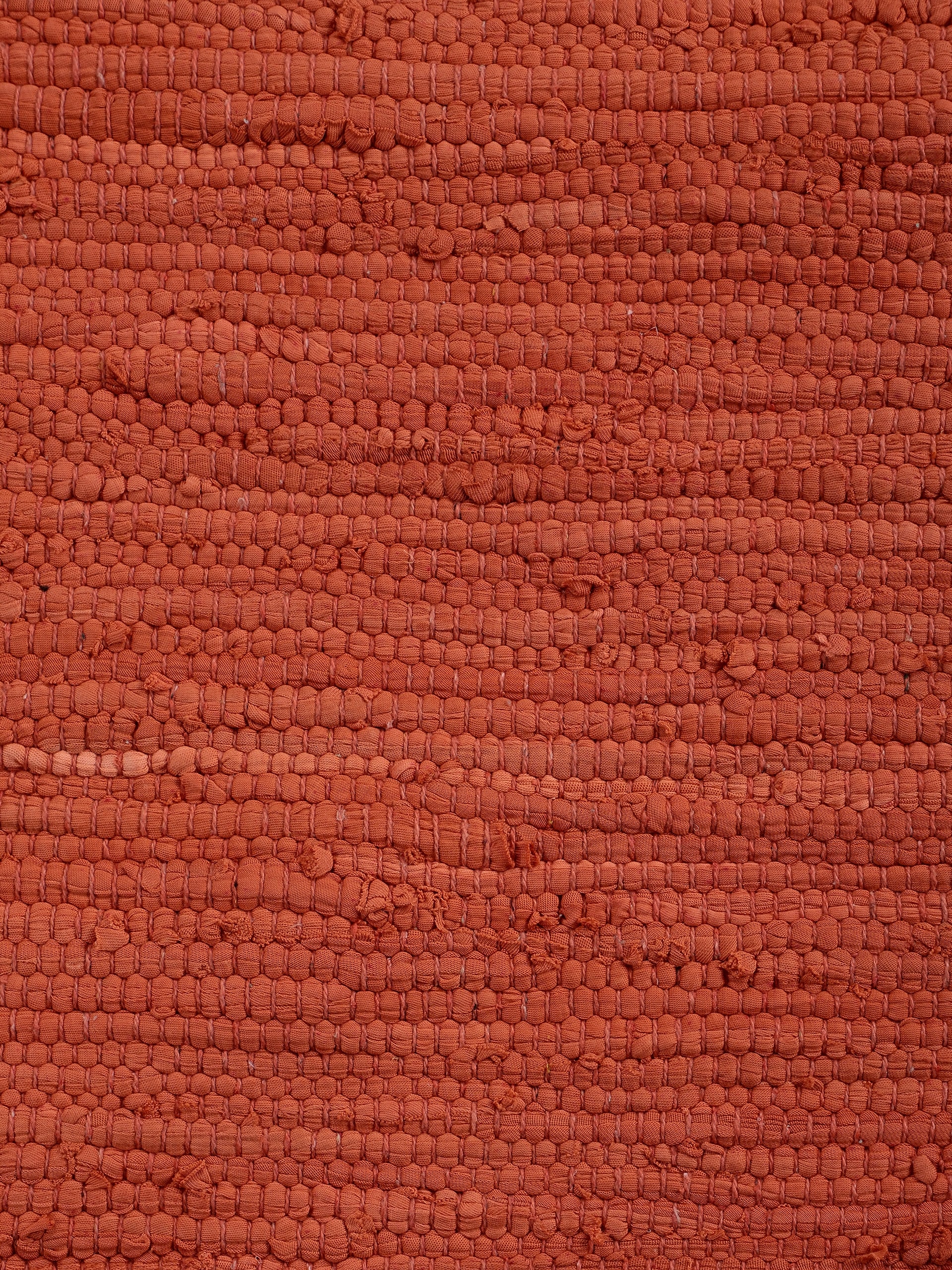 carpetfine Teppich »Kelim Chindi uni«, rechteckig, 5 mm Höhe, Wendeteppich, reine Baumwolle, handgewebt, Uni-Farben, mit Fransen