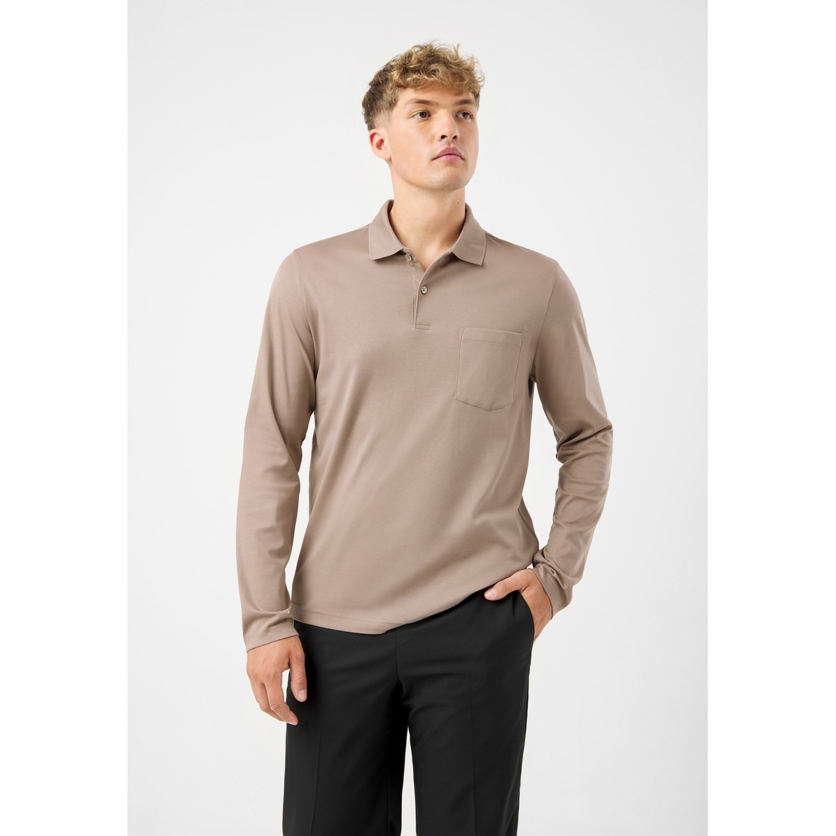 MAERZ Muenchen Poloshirt »Maerz Muenchen 638900 Langarm-Poloshirt Herren Bekleidung«